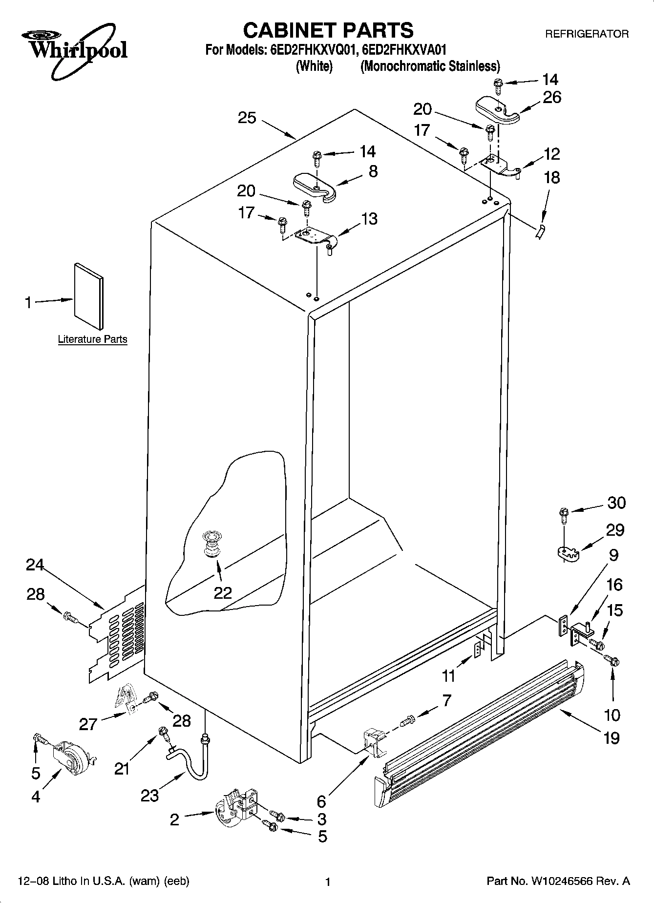 01 - CABINET PARTS