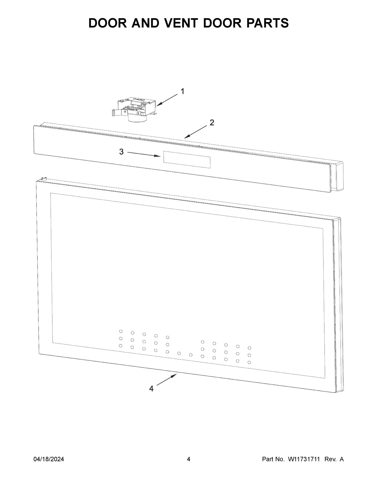 03 - DOOR AND VENT DOOR PARTS