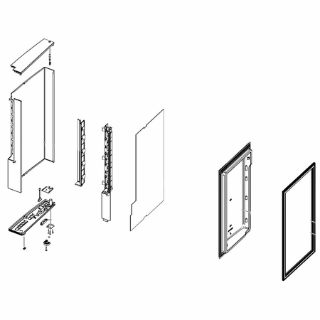 DA91-04585F Samsung Refrigerator Left Foam Do