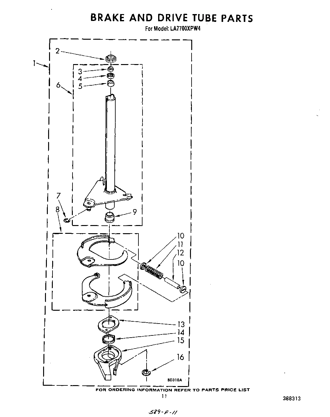 09 - BRAKE AND DRIVE TUBE