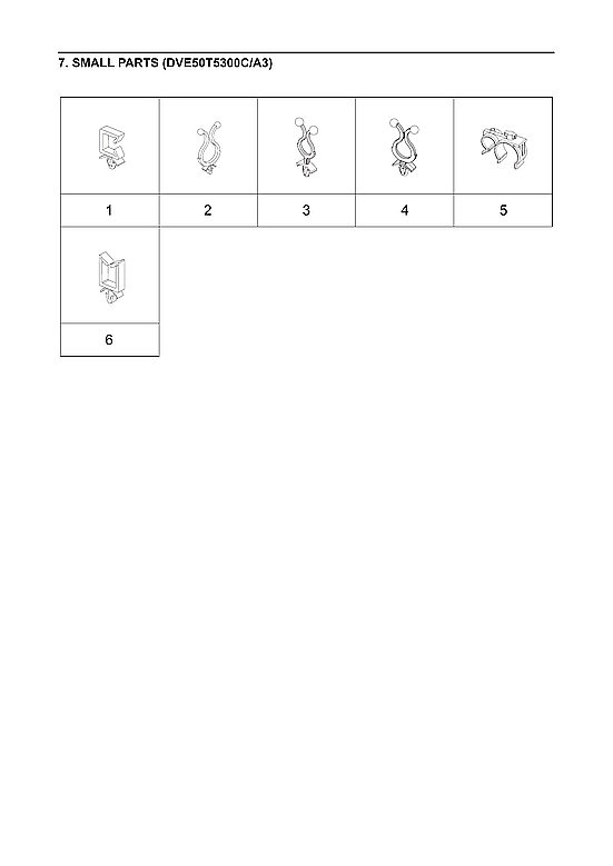 SMALL PARTS
