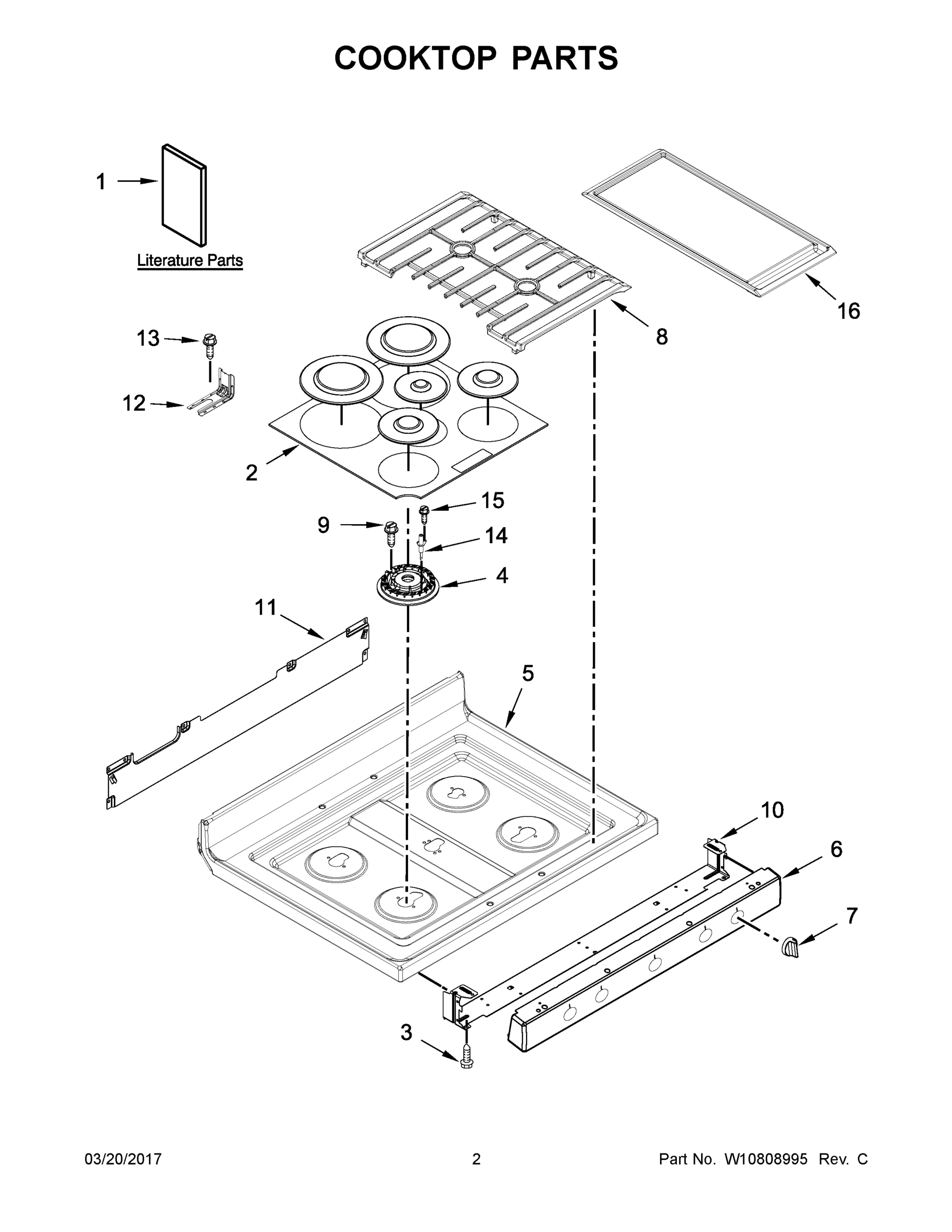 02 - COOKTOP PARTS