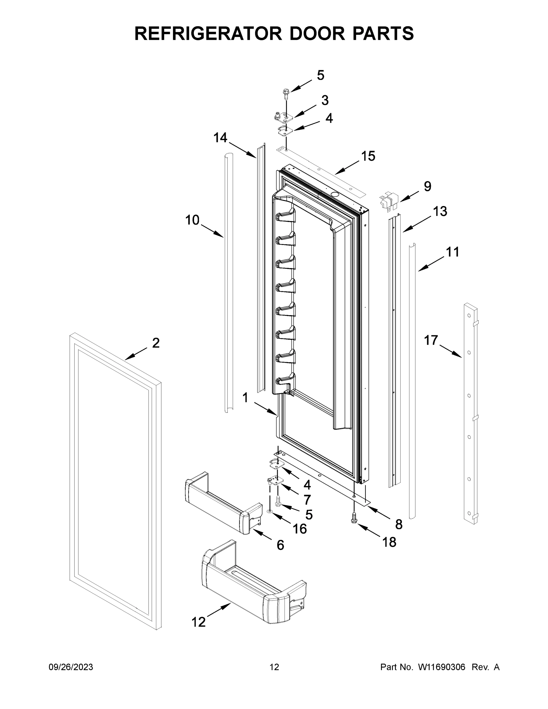 07 - REFRIGERATOR DOOR PARTS