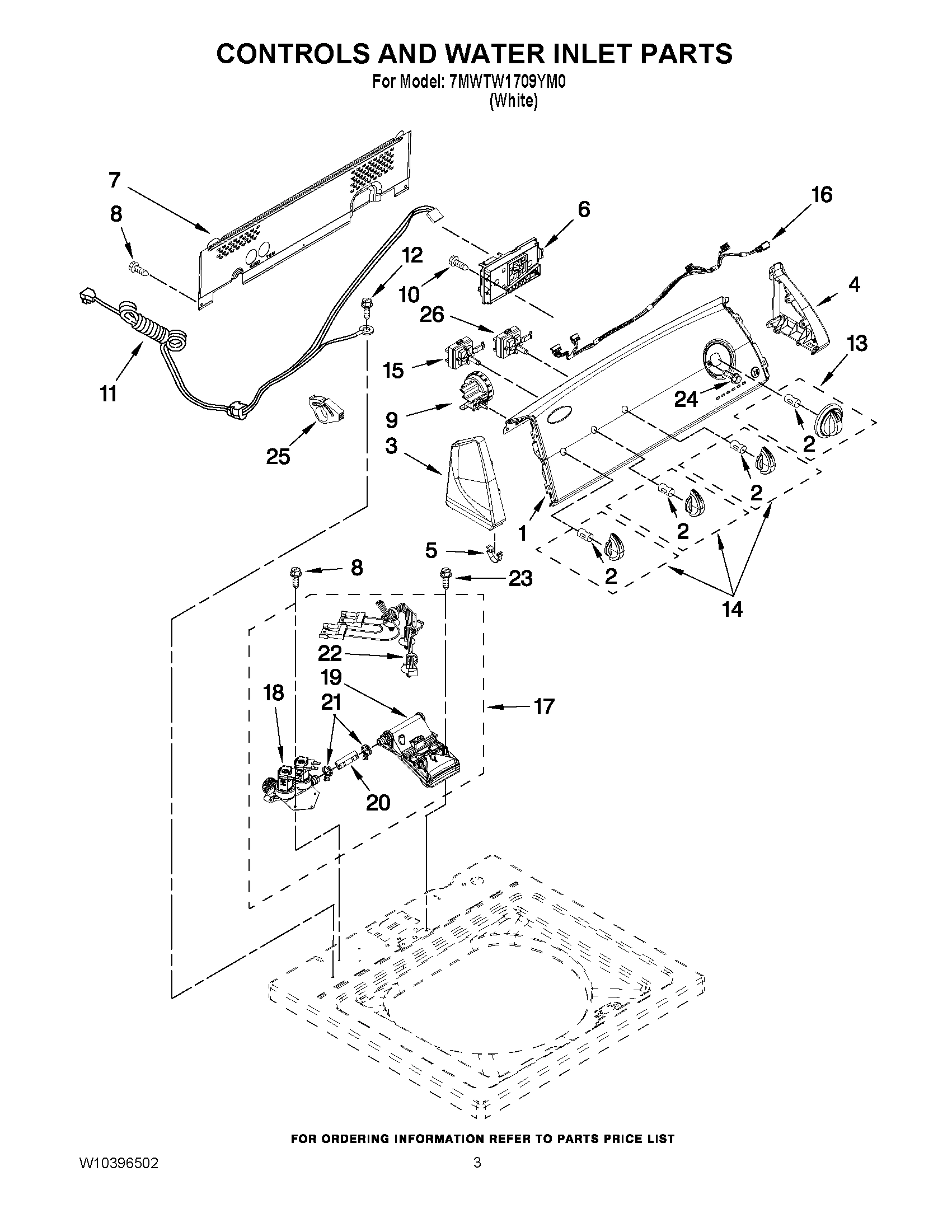 02 - CONTROLS AND WATER INLET PARTS