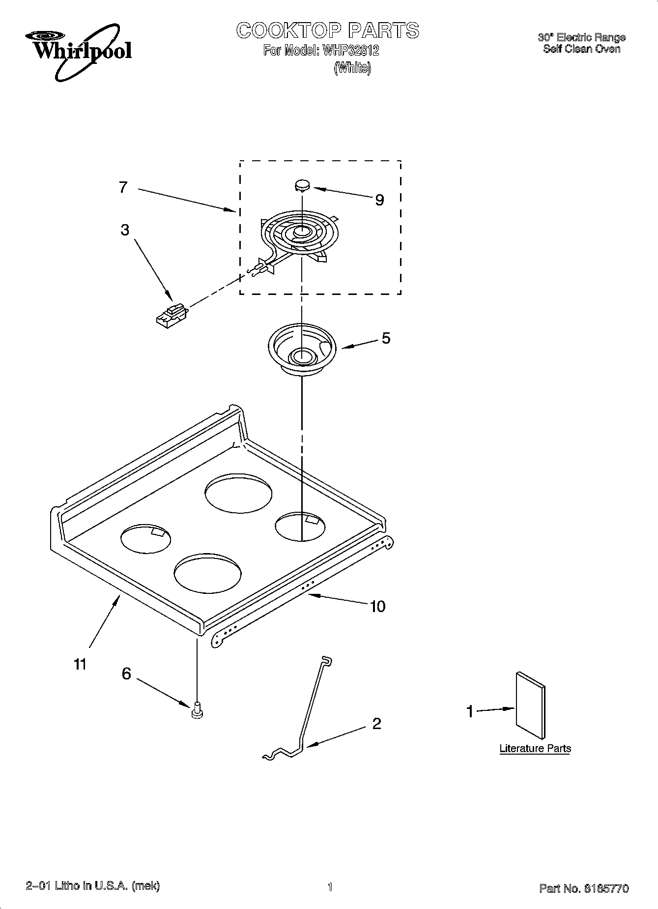 01 - COOKTOP PARTS
