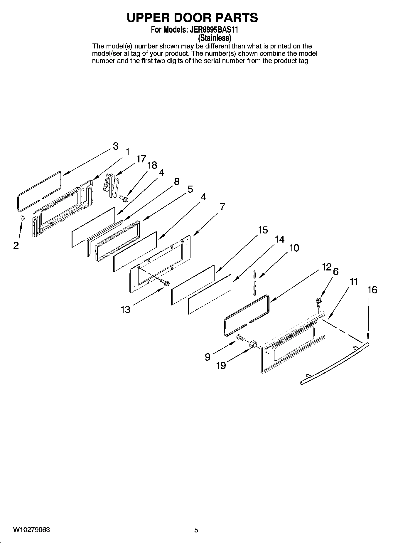 04 - UPPER DOOR PARTS
