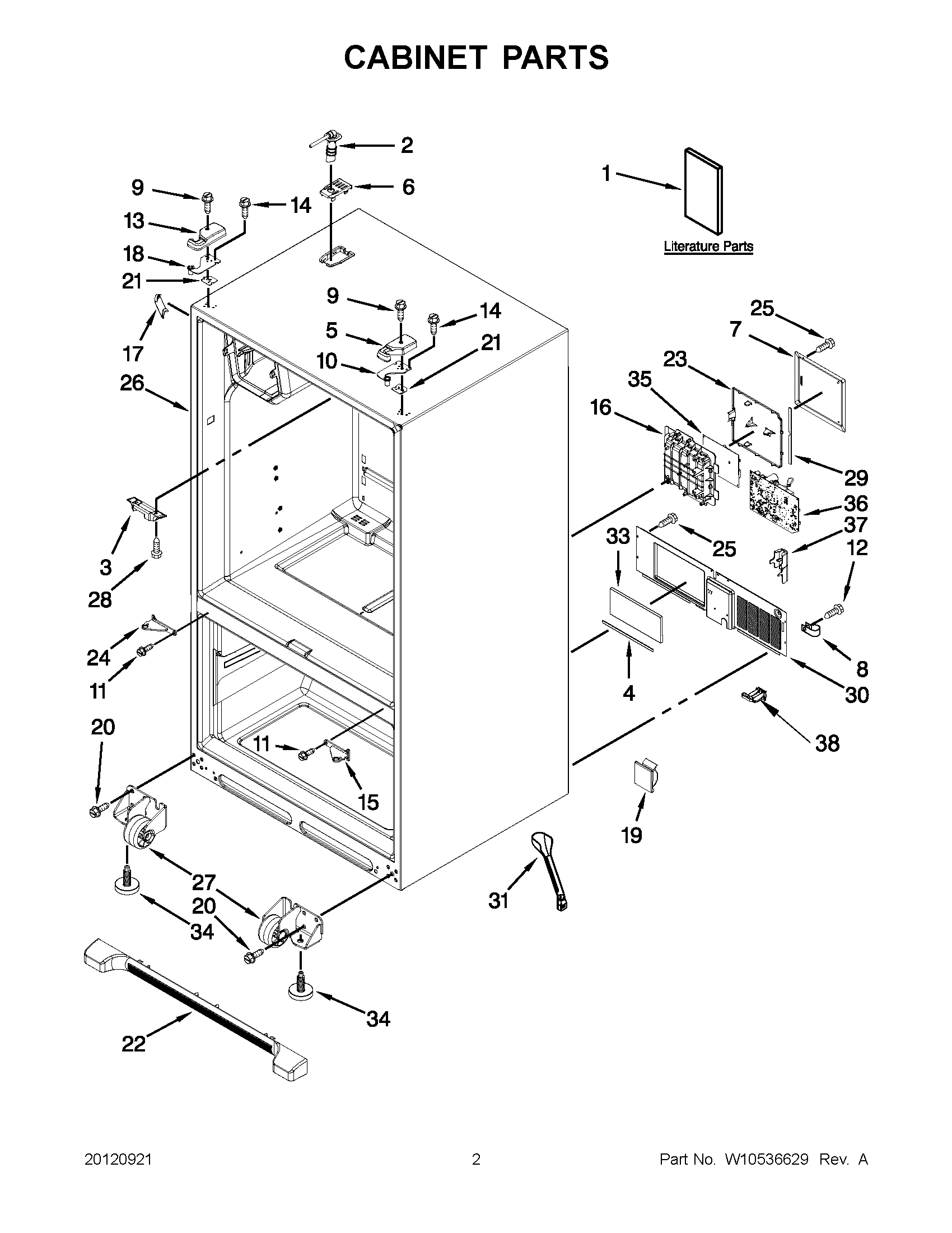 01 - CABINET PARTS