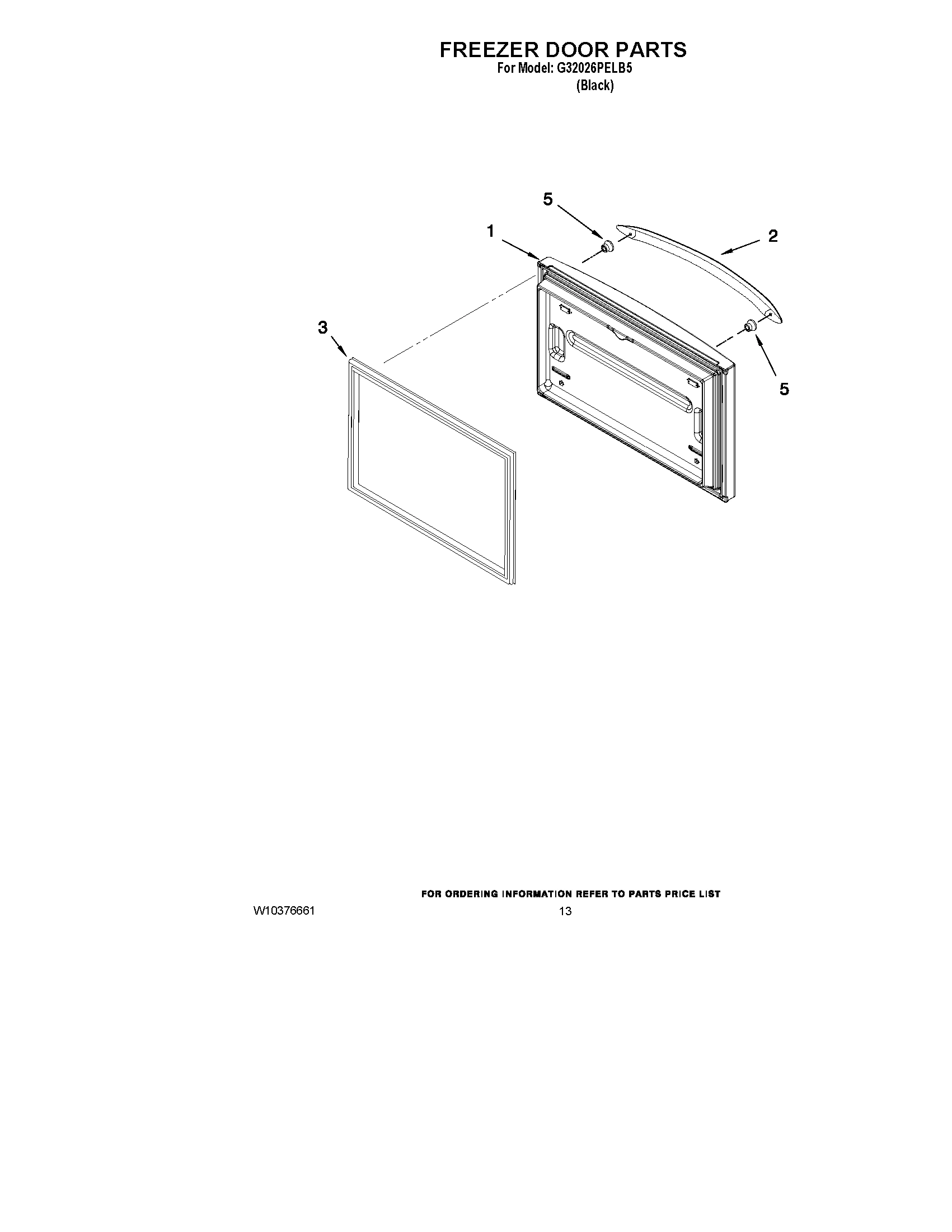 07 - FREEZER DOOR PARTS