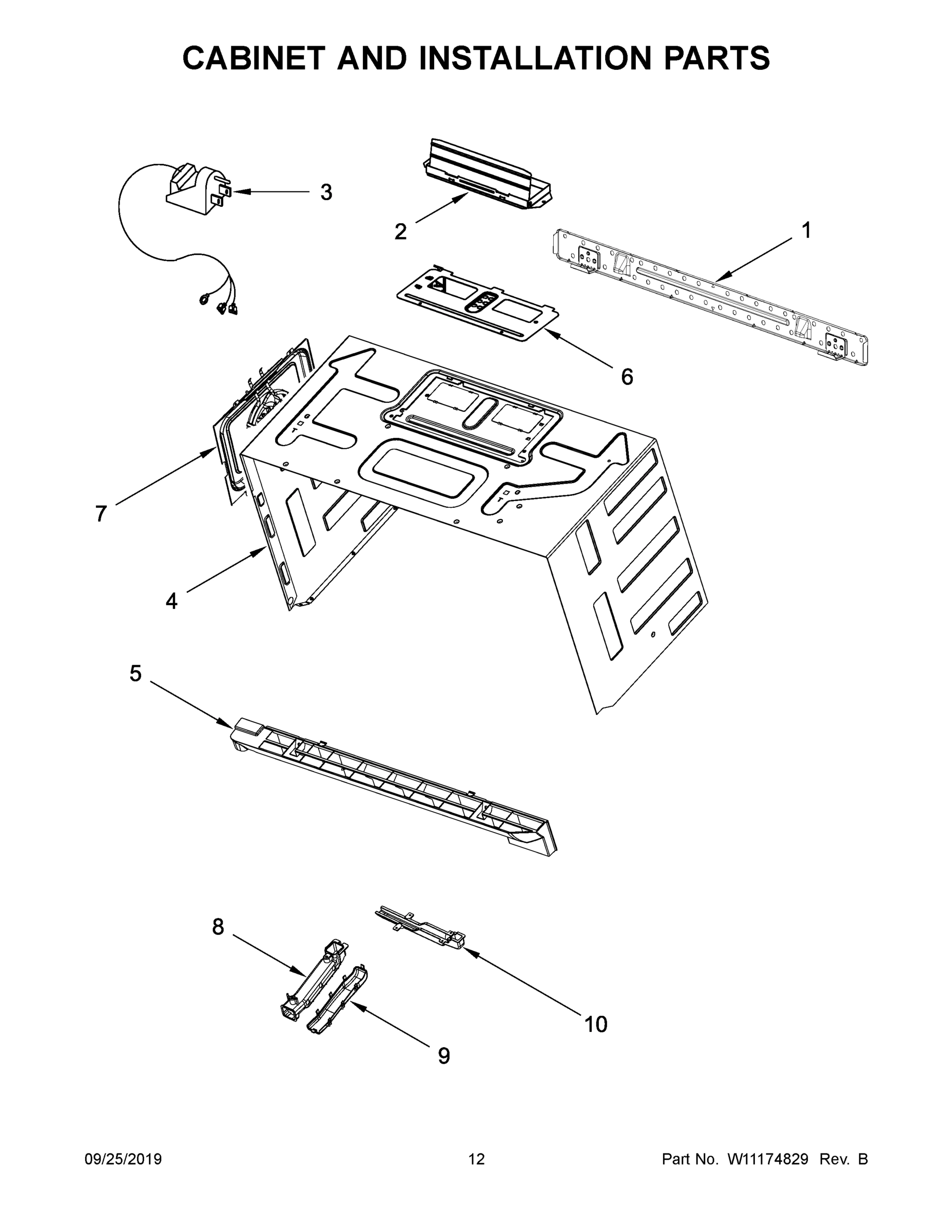 07 - CABINET AND INSTALLATION PARTS