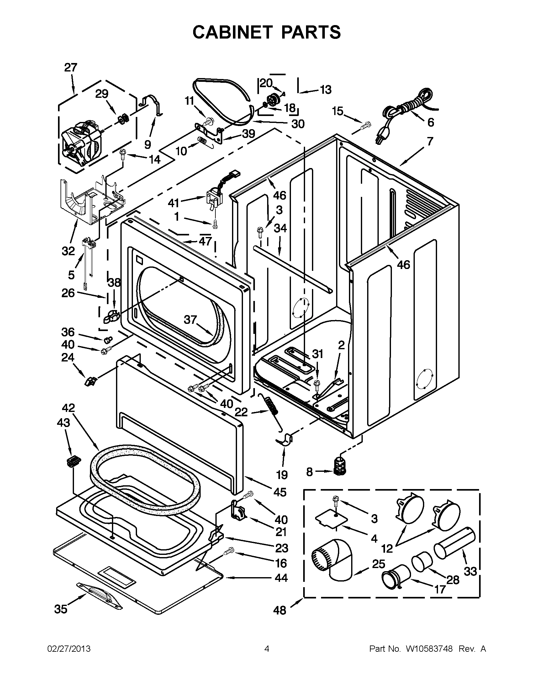 02 - CABINET PARTS