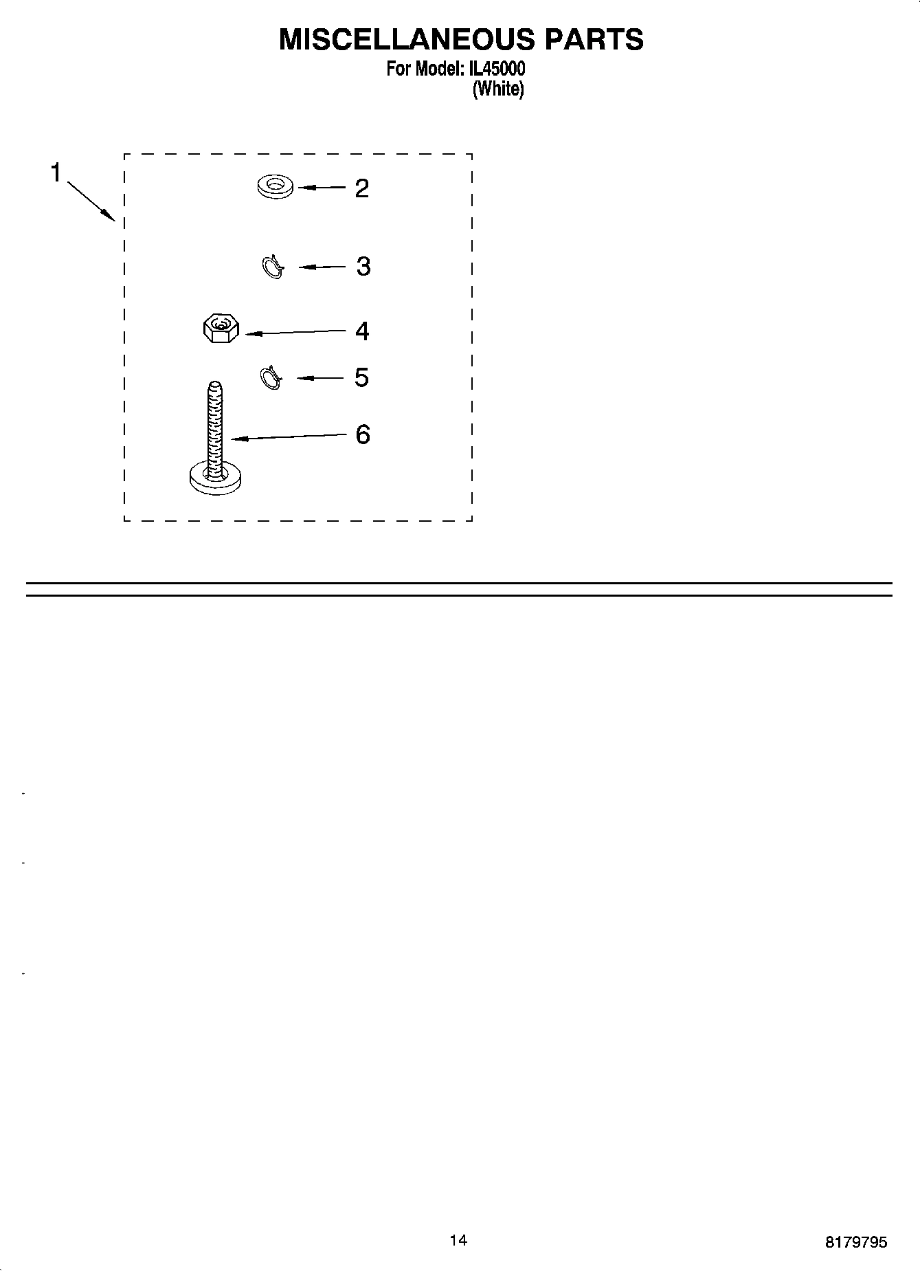 10 - MISCELLANEOUS PARTS, OPTIONAL PARTS (NOT INCLUDED)