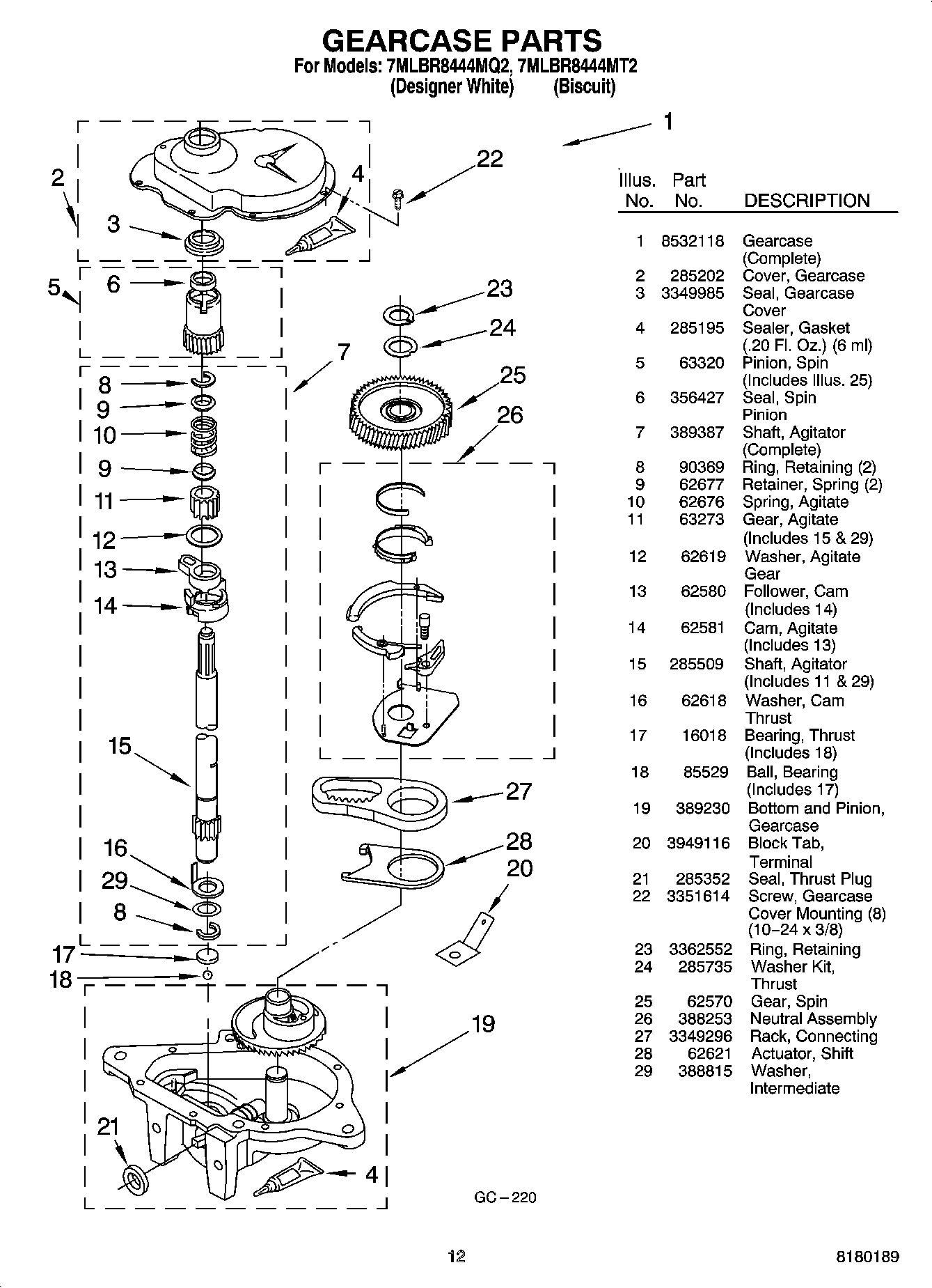 08 - GEARCASE PARTS