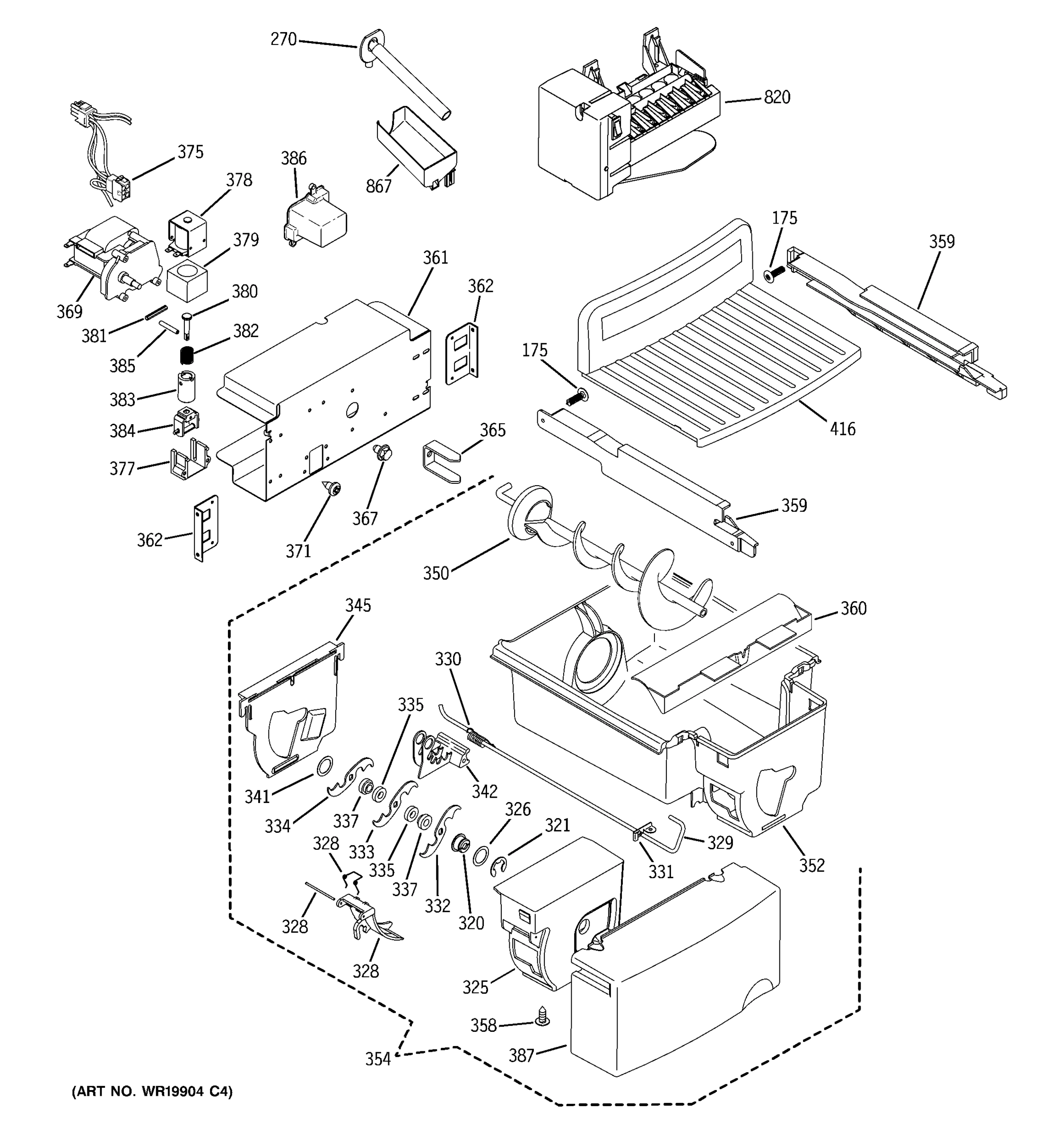 ICE MAKER & DISPENSER