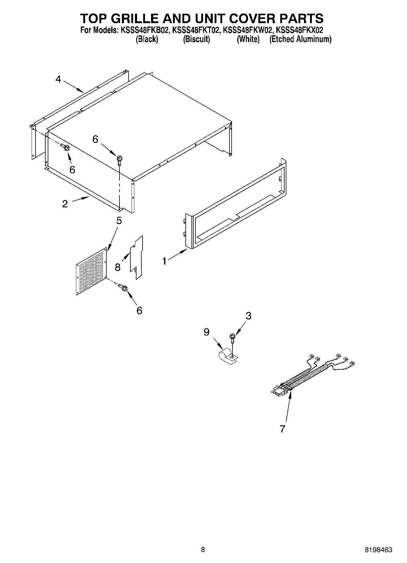 06 - TOP GRILLE AND UNIT COVER PARTS