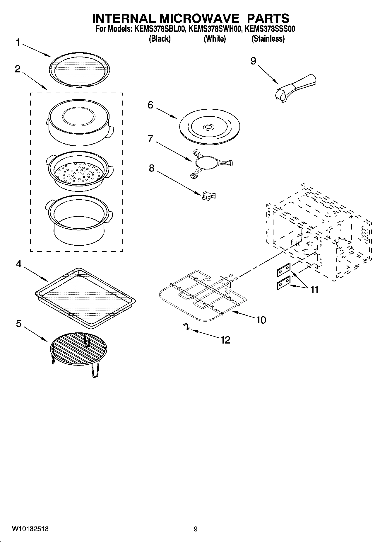 07 - INTERNAL MICROWAVE PARTS