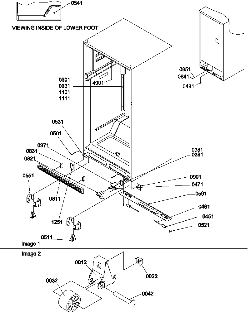 07 - LADDERS, LOWER CABINET AND ROLLERS