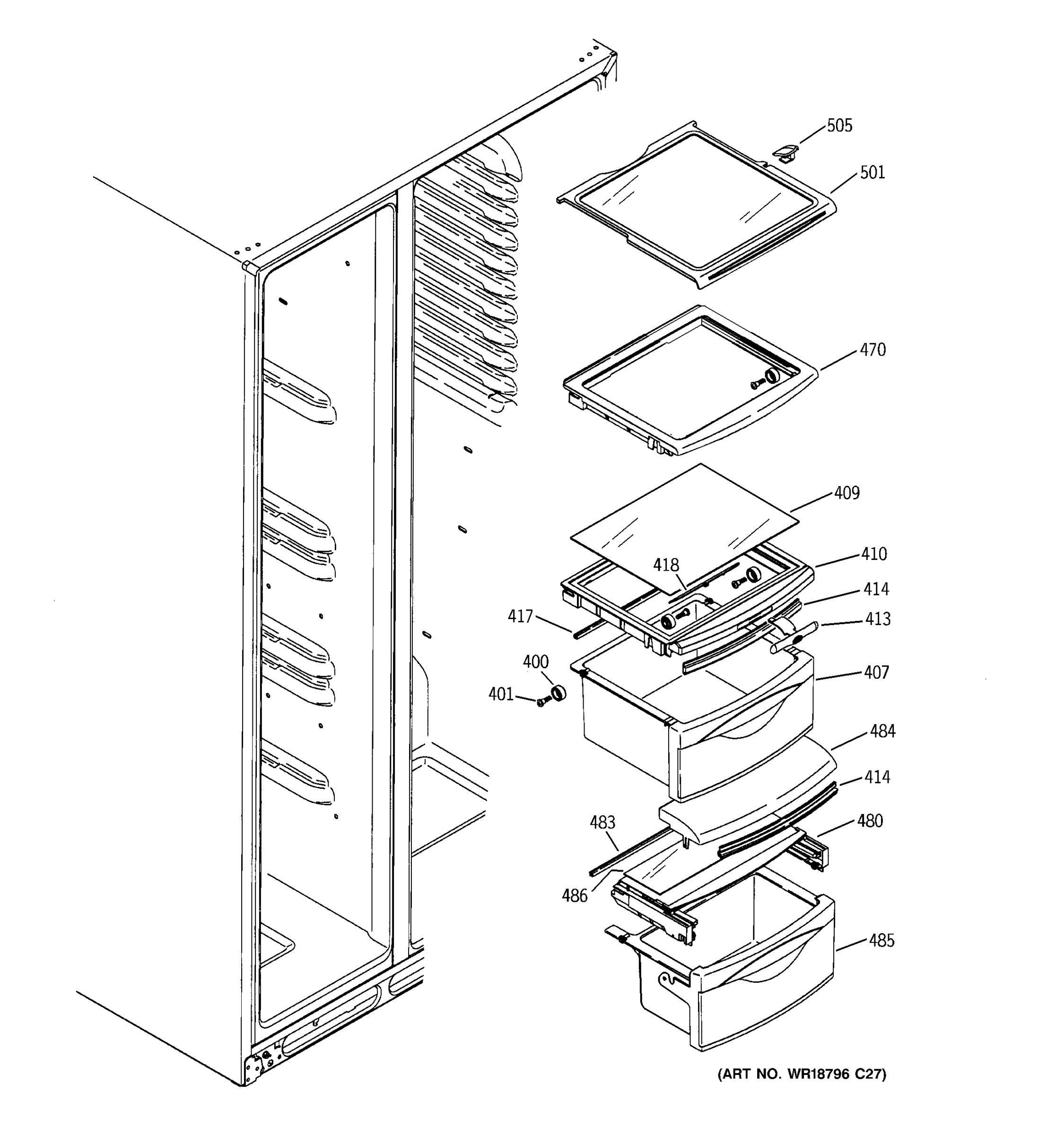 FRESH FOOD SHELVES