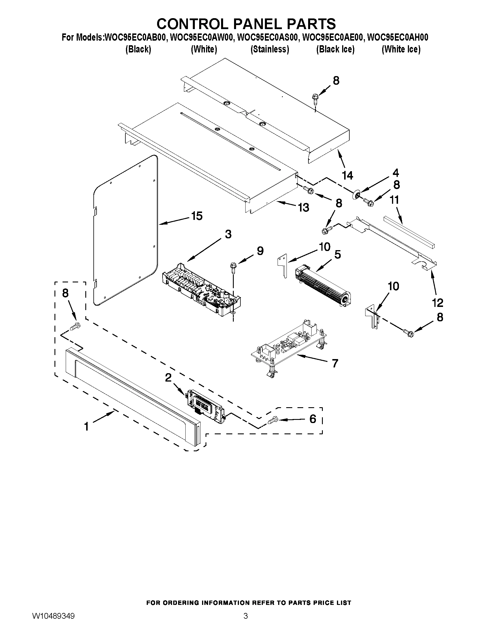 02 - CONTROL PANEL PARTS