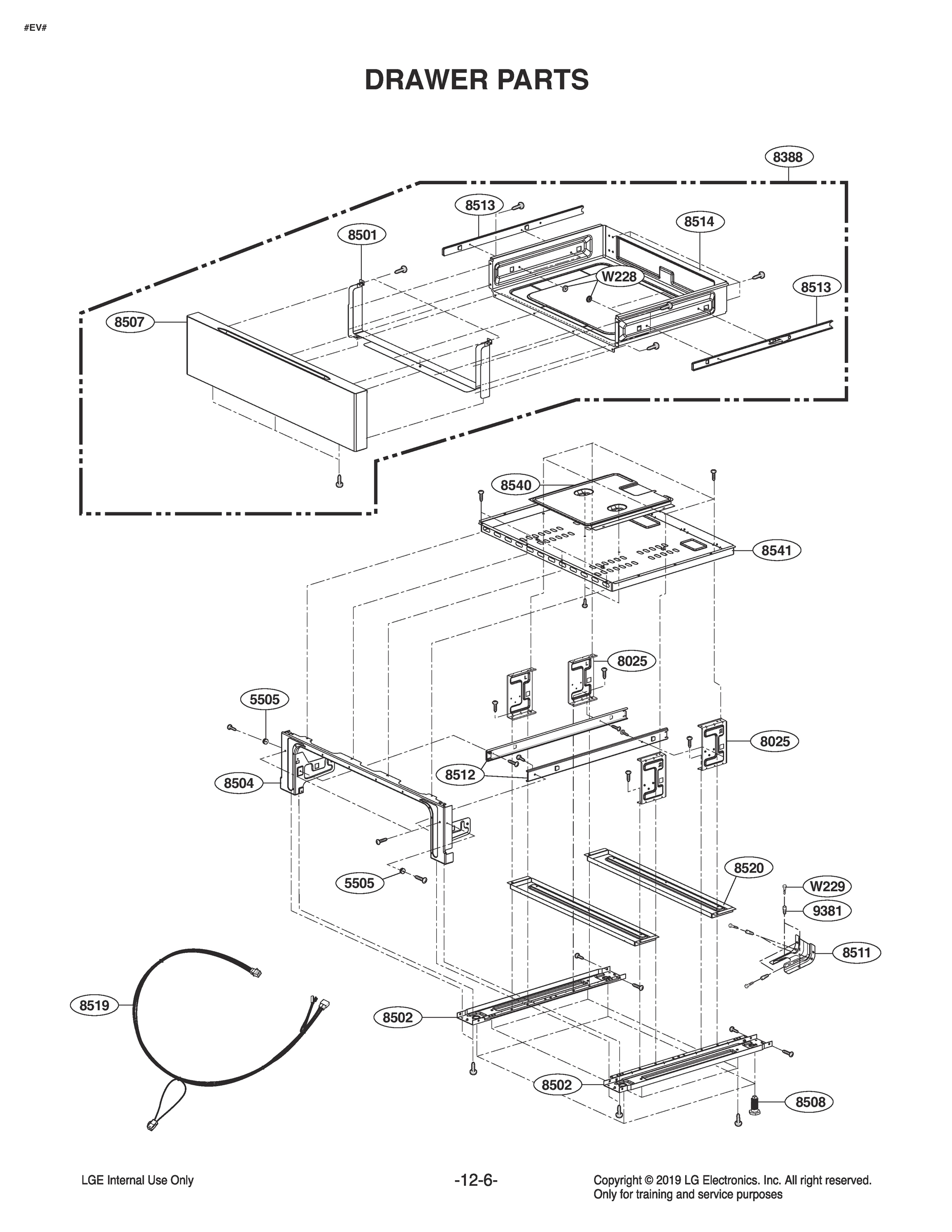 DRAWER PARTS