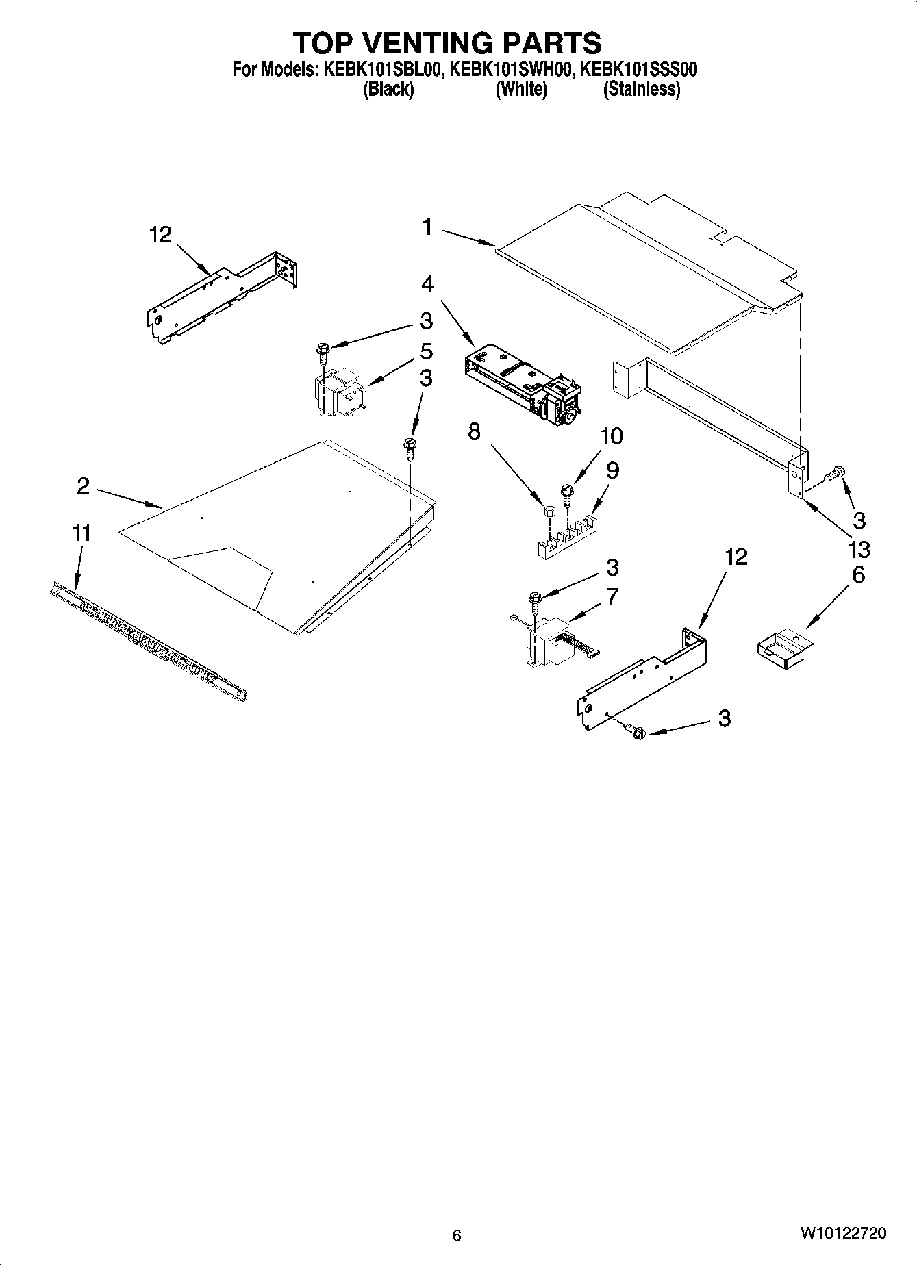 05 - TOP VENTING PARTS, OPTIONAL PARTS