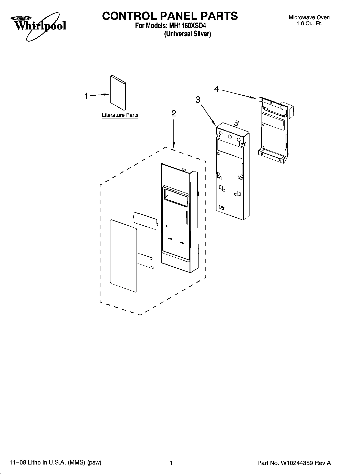 01 - CONTROL PANEL PARTS