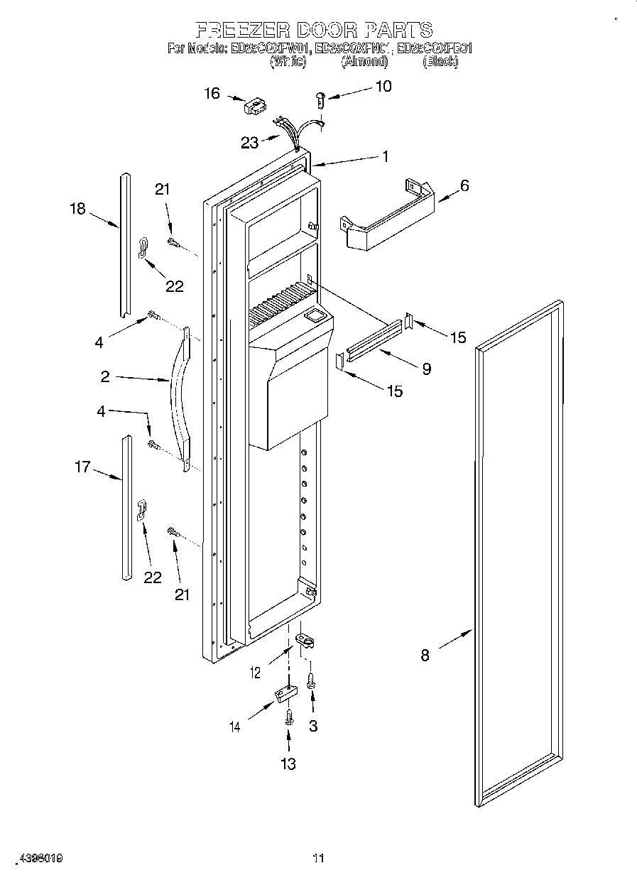 07 - FREEZER DOOR