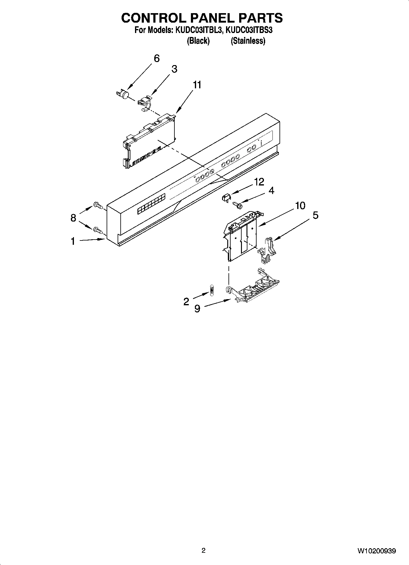 02 - CONTROL PANEL PARTS