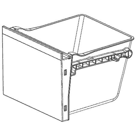 AJP73595146 LG Refrigerator Drawer Tray Assem