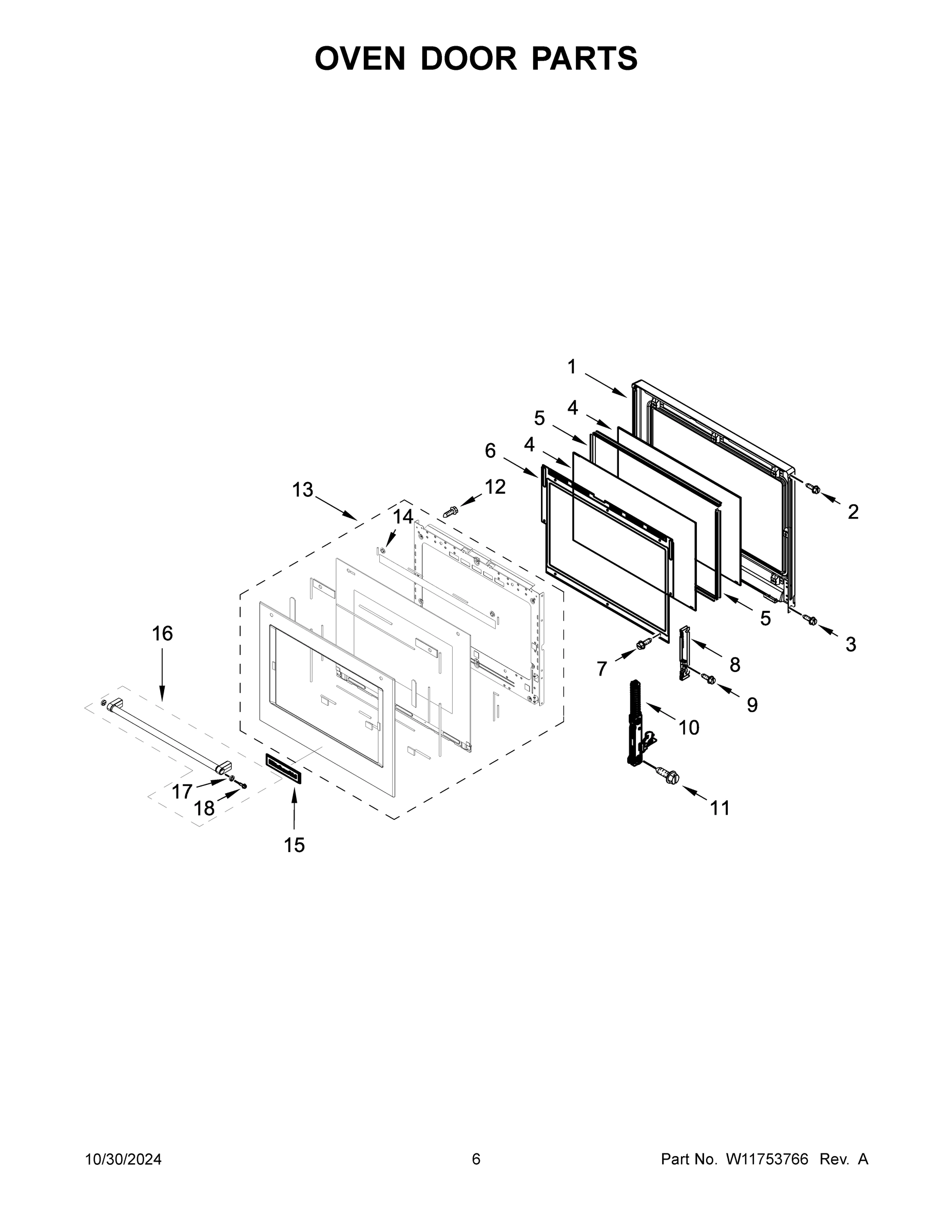04 - OVEN DOOR PARTS