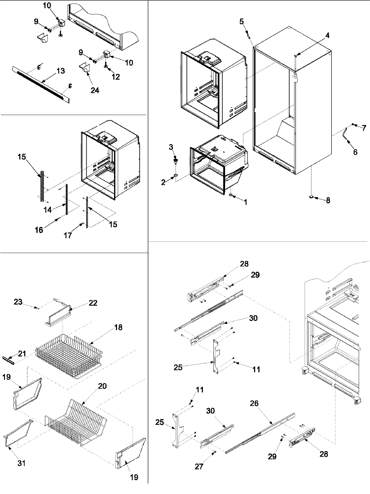 07 - INTERIOR CABINET & FREEZER SHELVING