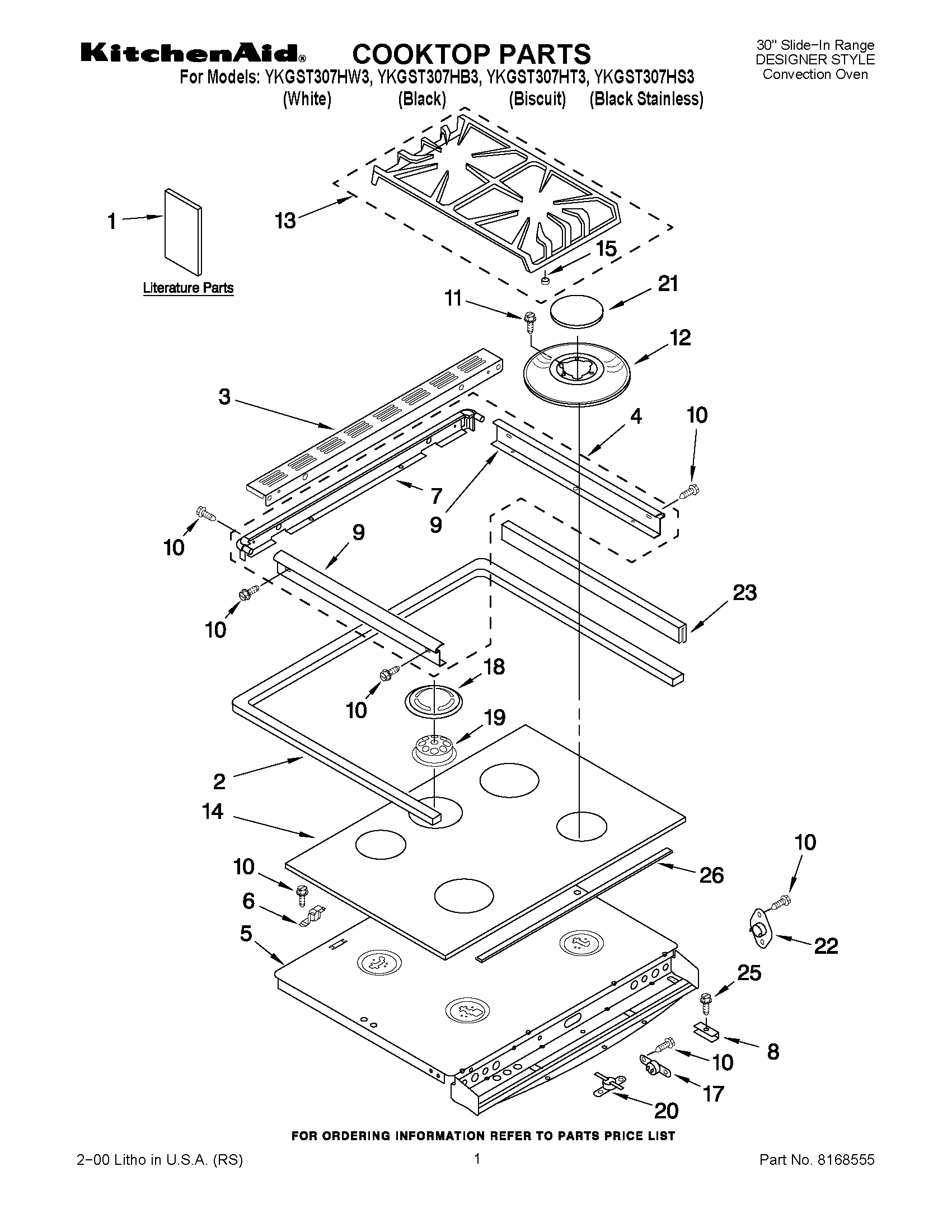 01 - COOKTOP PARTS