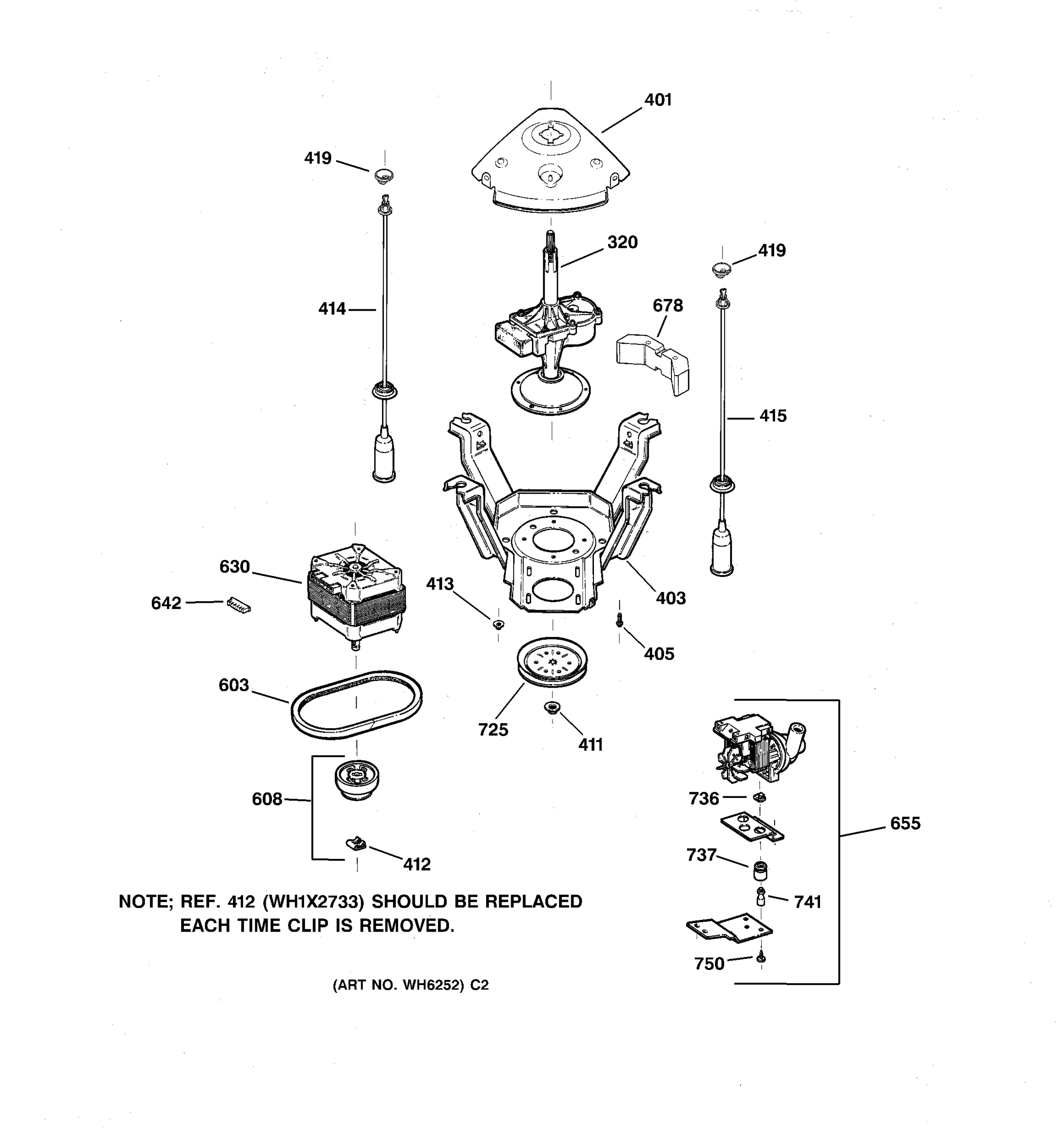 SUSPENSION, PUMP & DRIVE COMPONENTS