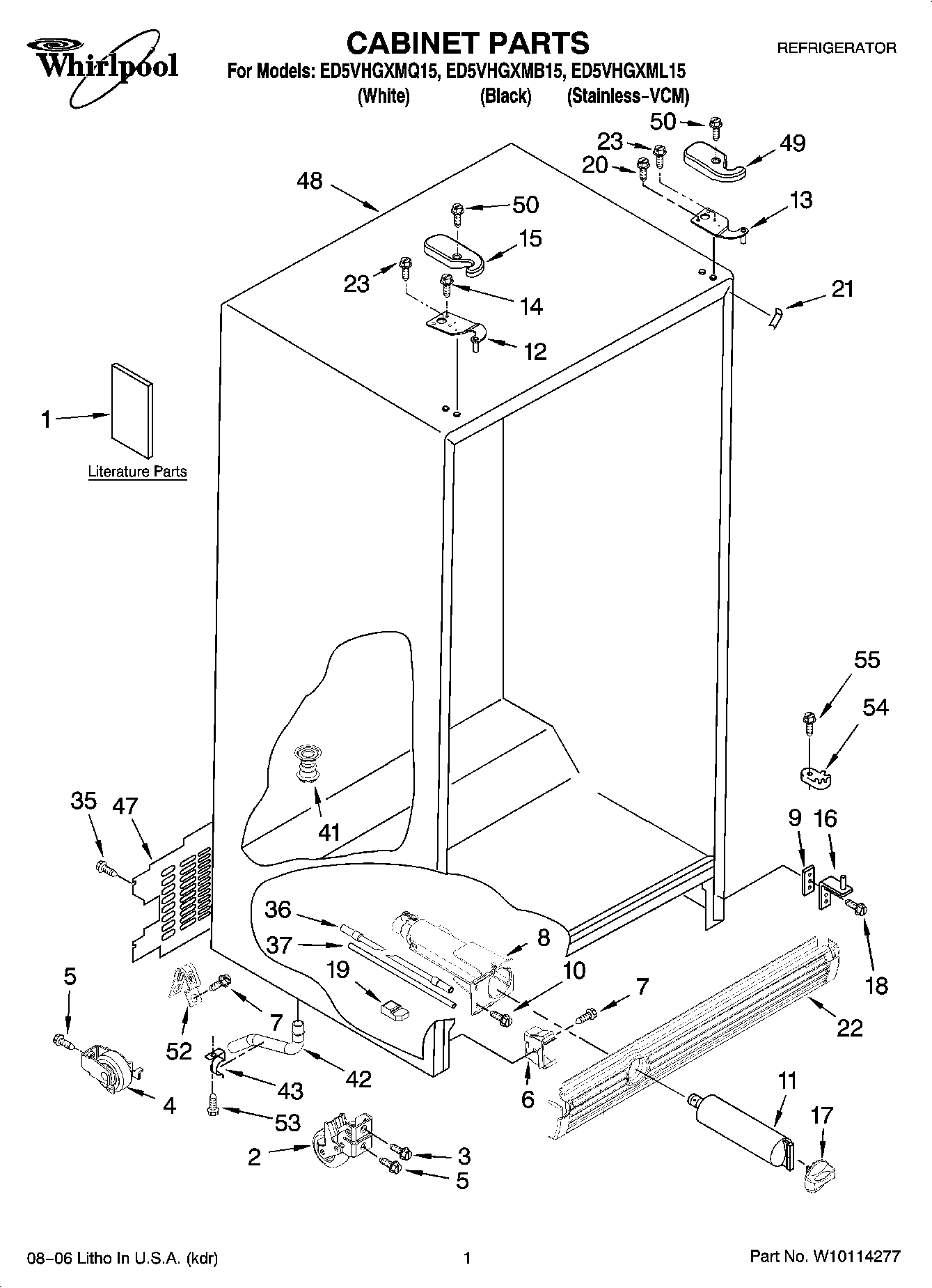 01 - CABINET PARTS