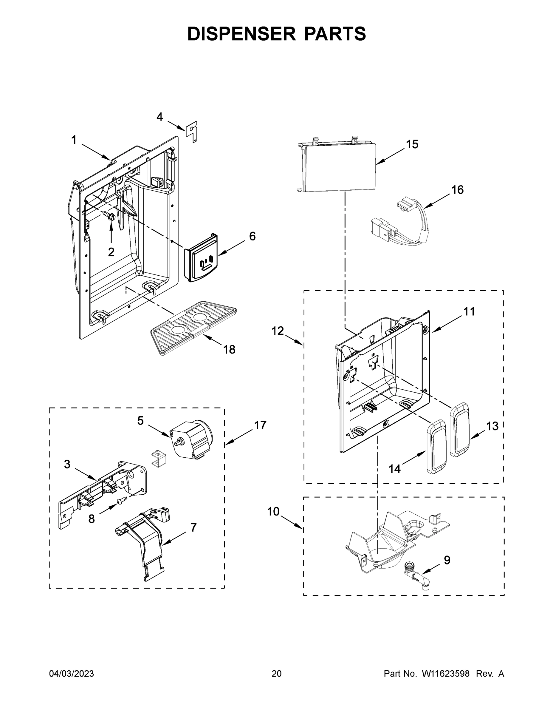11 - DISPENSER PARTS
