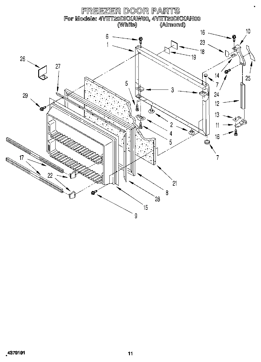 07 - FREEZER DOOR