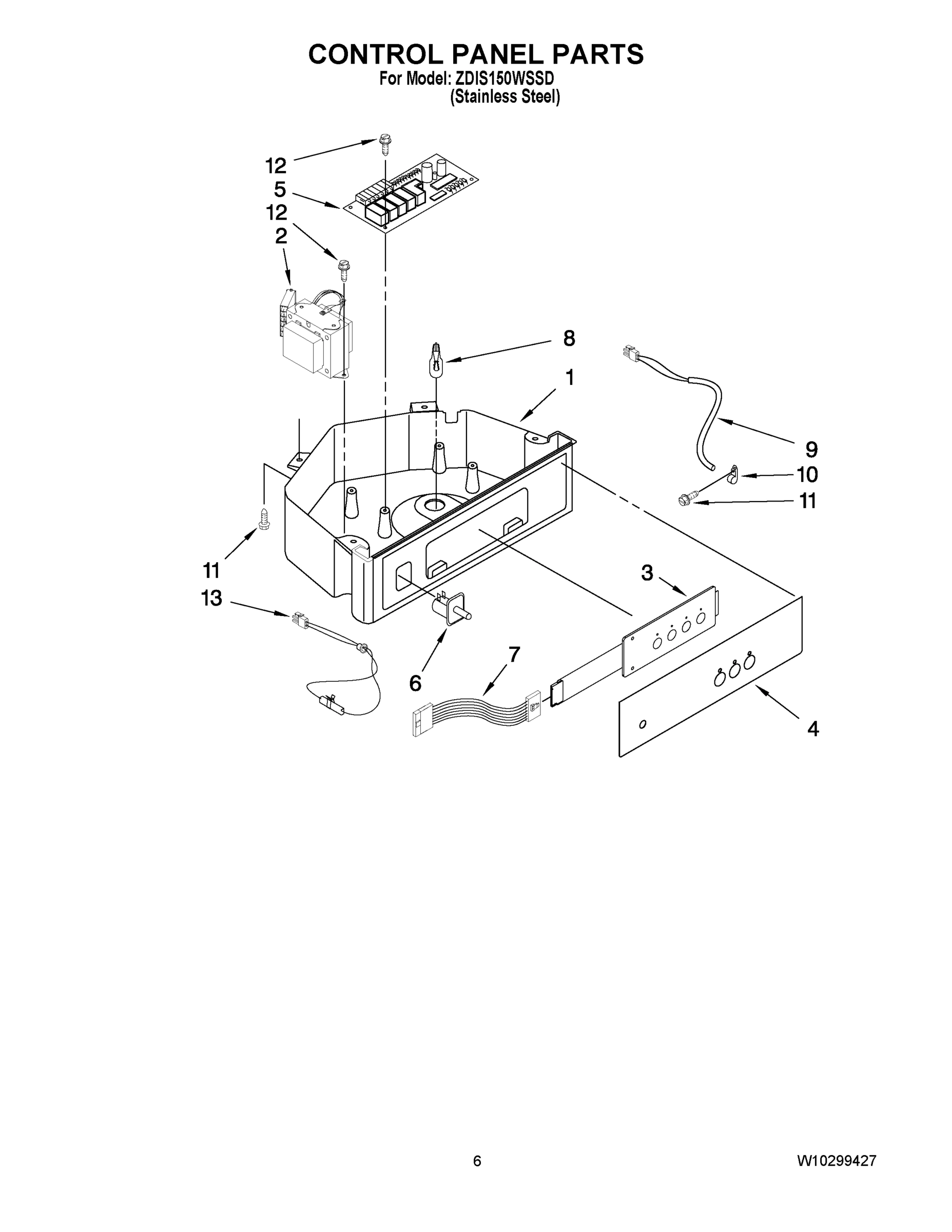 04 - CONTROL PANEL PARTS
