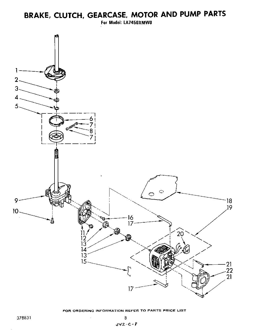 06 - BRAKE, CLUTCH, GEARCASE, MOTOR AND PUMP