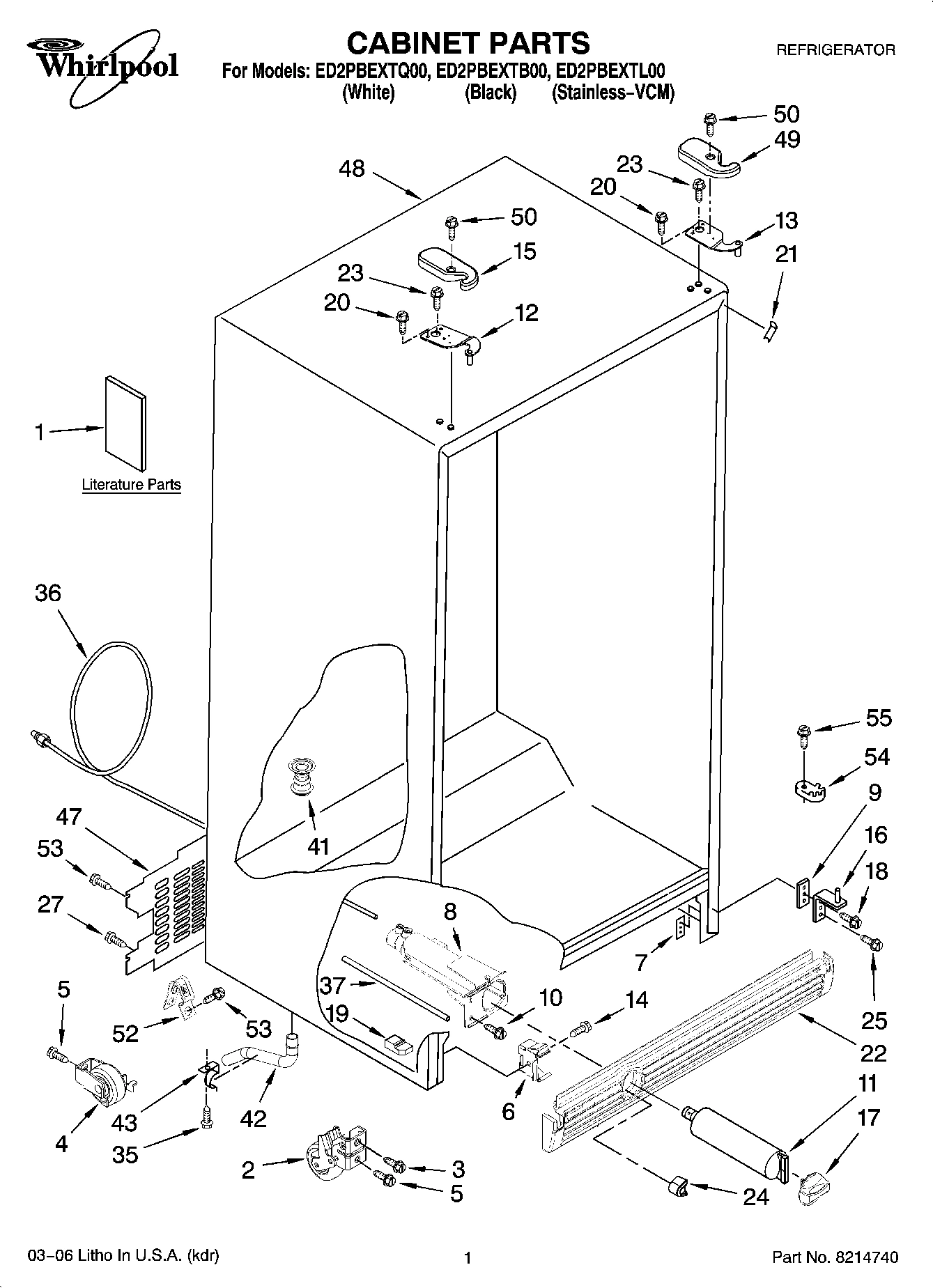 01 - CABINET PARTS