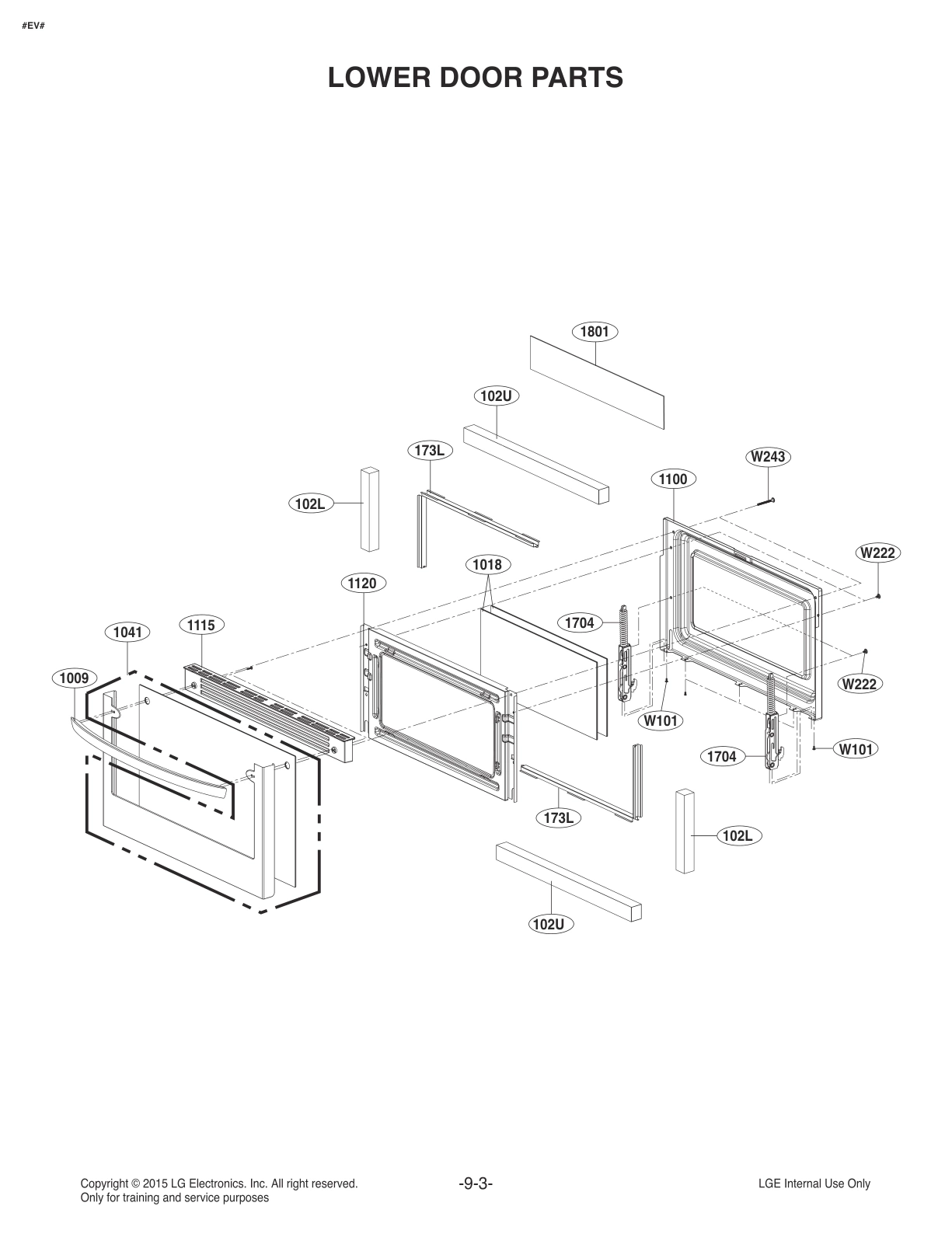 LOWER DOOR PARTS