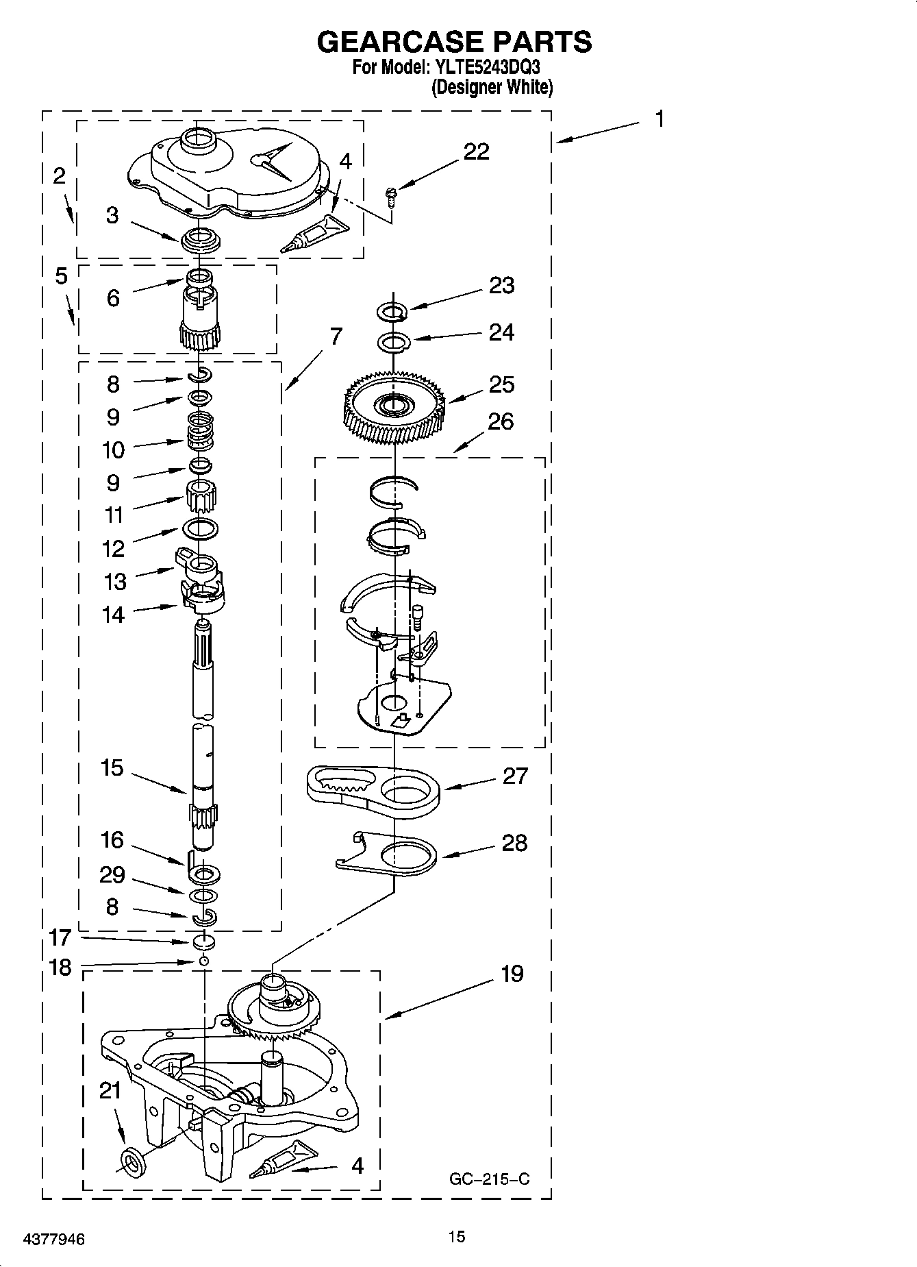 12 - GEARCASE PARTS