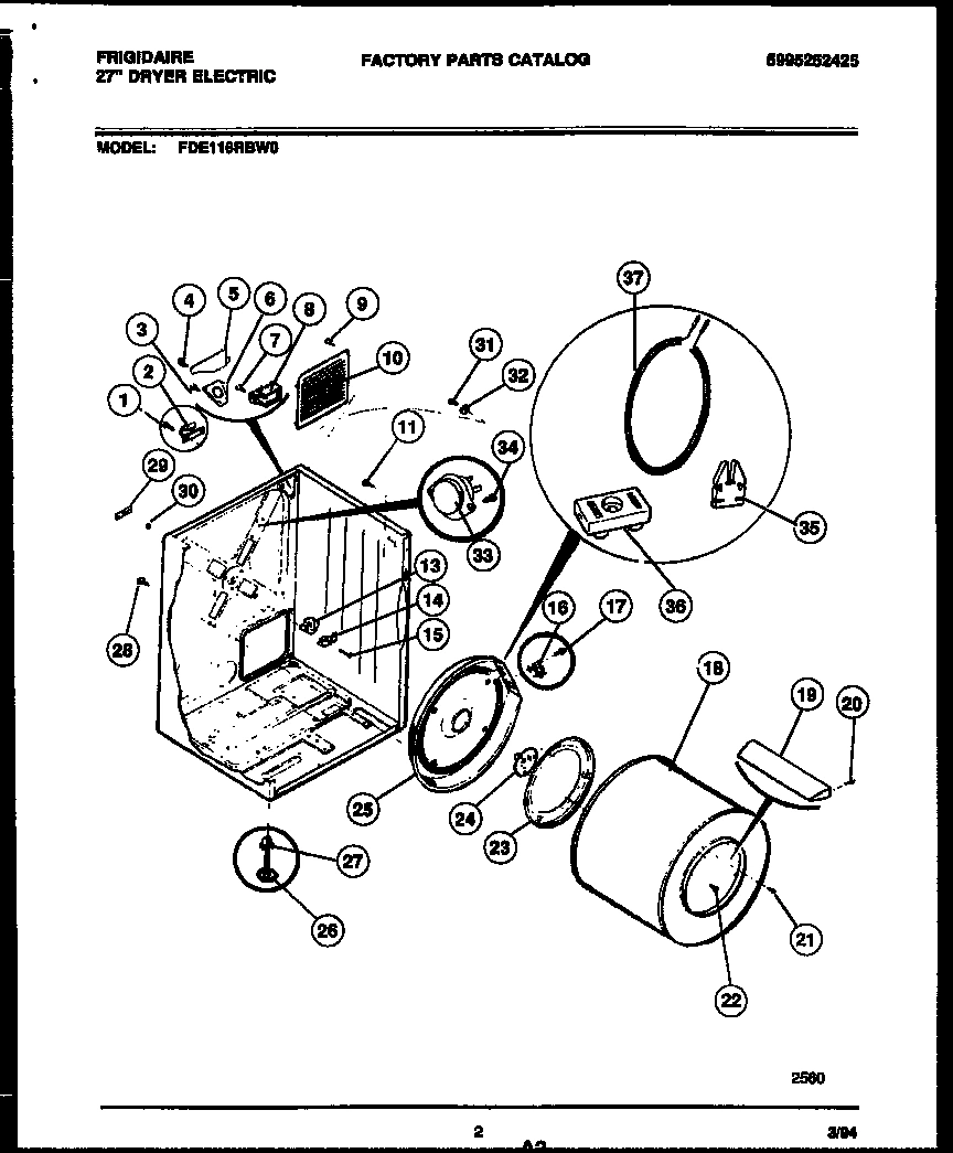 02 - CABINET AND COMPONENT PARTS