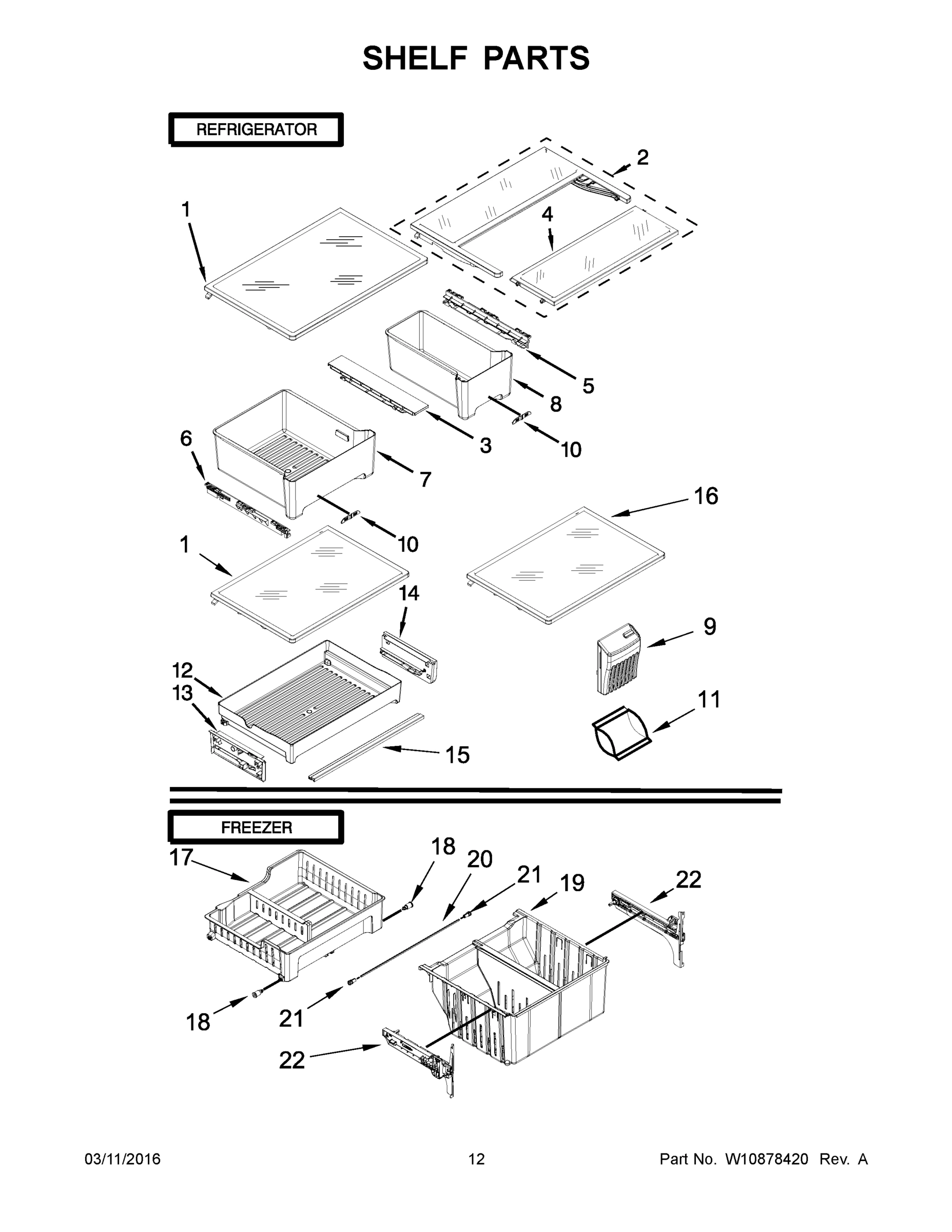 07 - SHELF PARTS