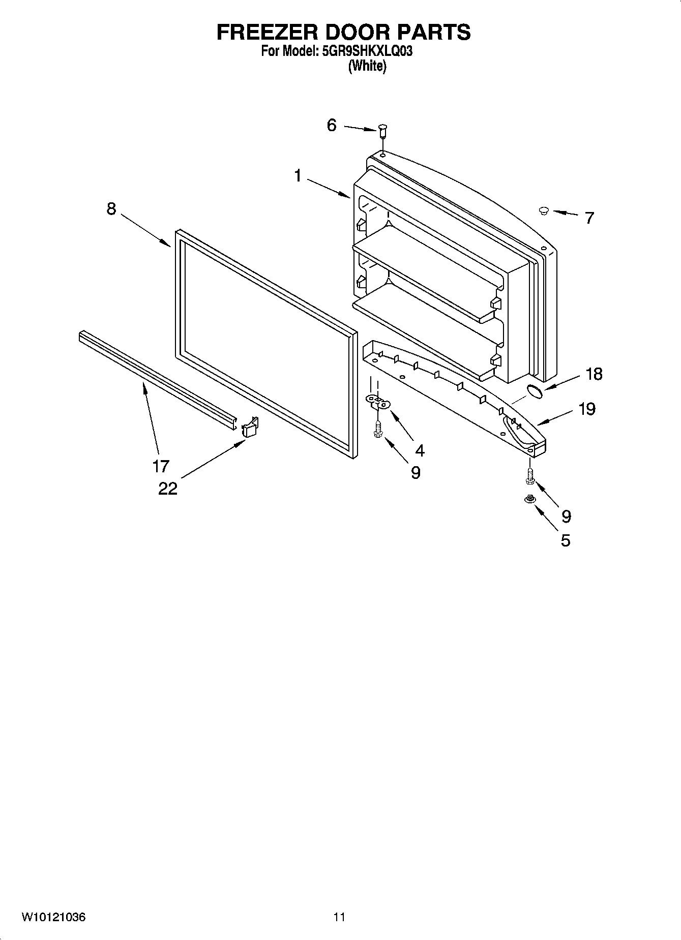 06 - FREEZER DOOR PARTS, OPTIONAL PARTS