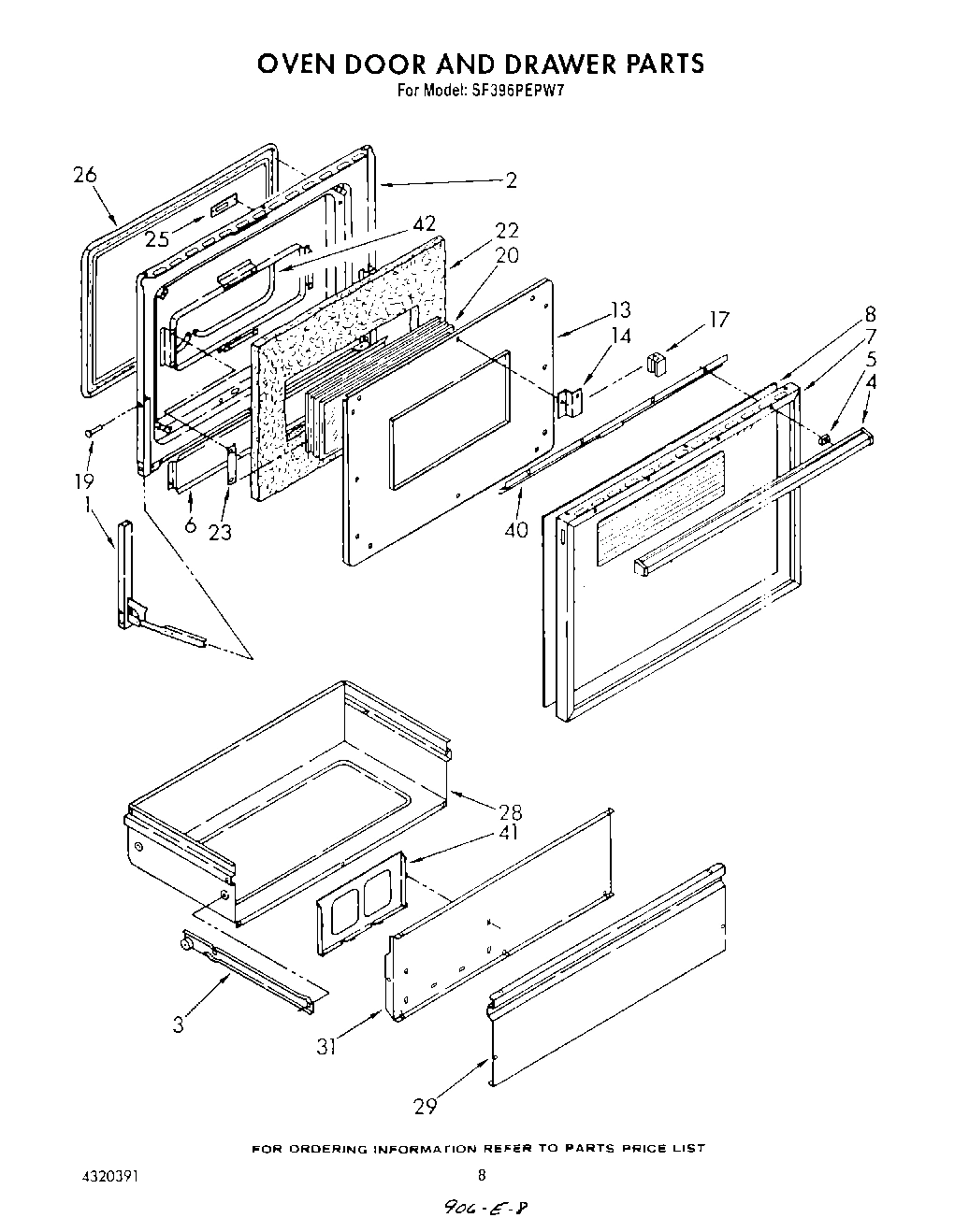 06 - OVEN DOOR AND DRAWER