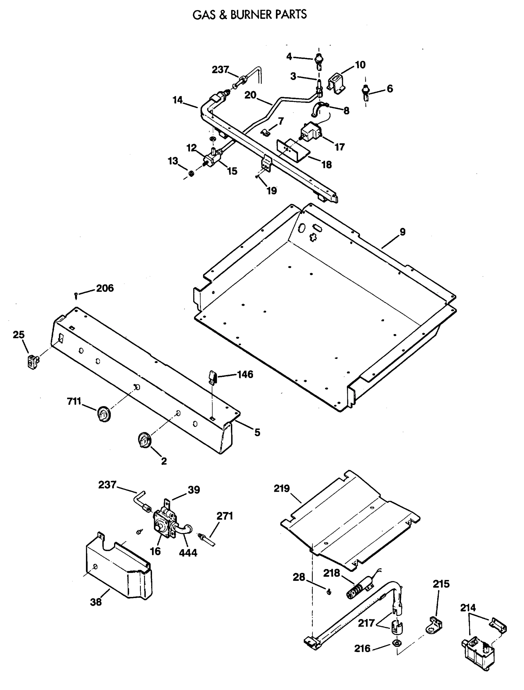 GAS & BURNER PARTS