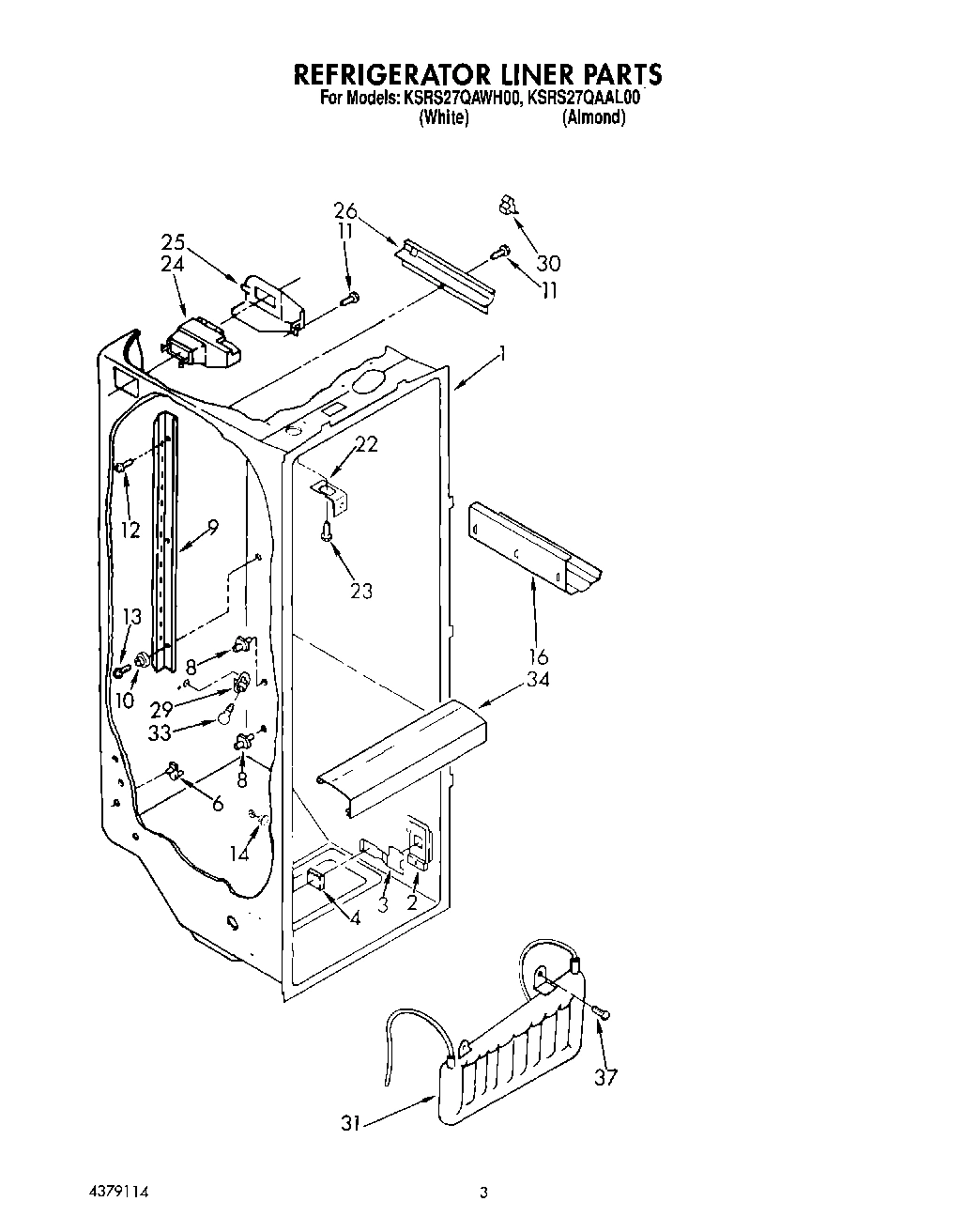 02 - REFRIGERATOR LINER