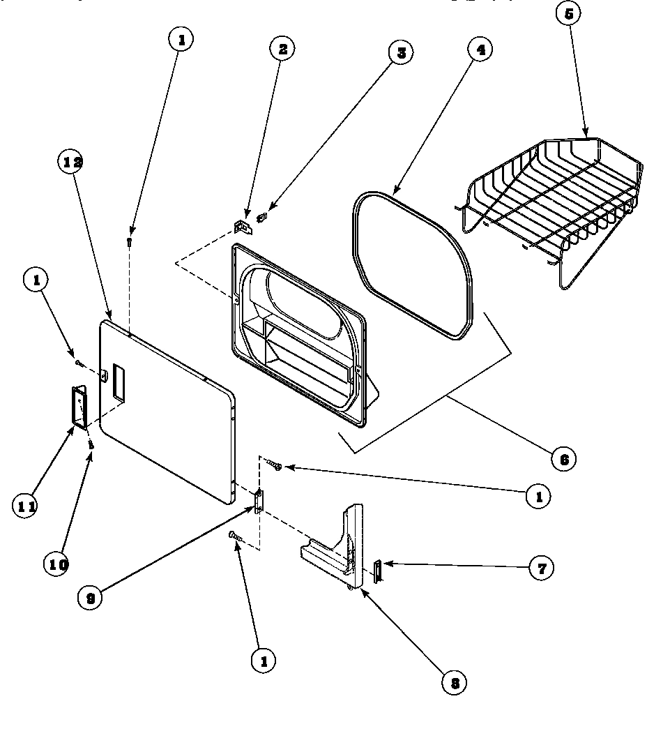 11 - LOADING DOOR WITH DRYING RACK