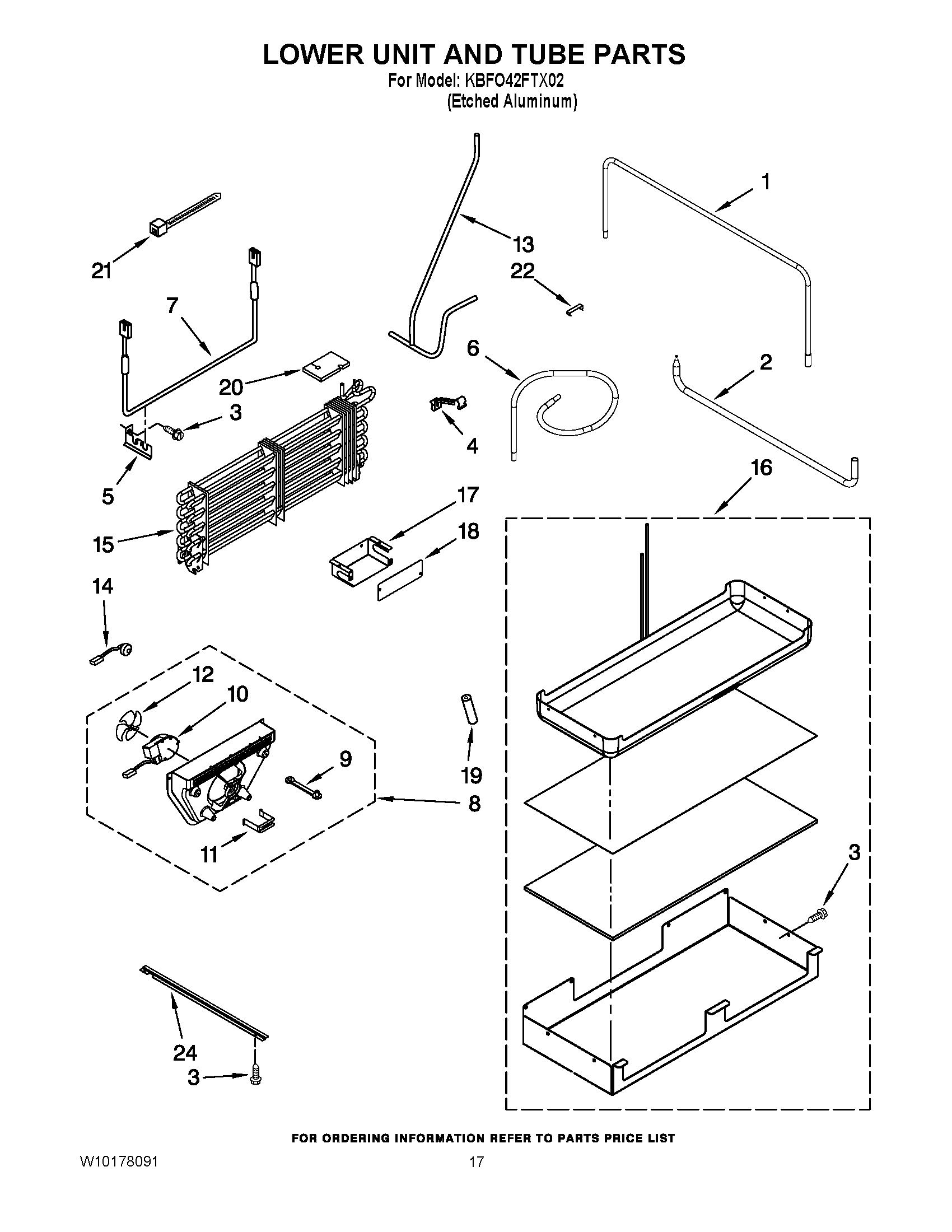 10 - LOWER UNIT AND TUBE PARTS