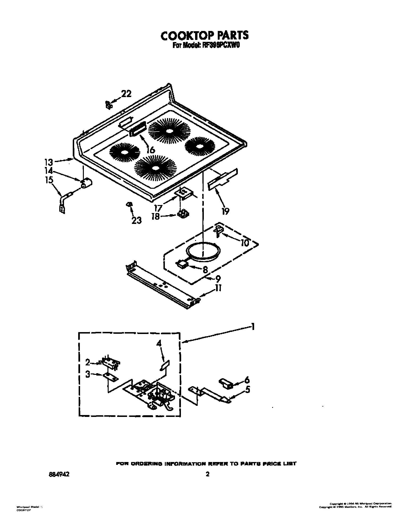 02 - COOKTOP, LIT/OPTIONAL