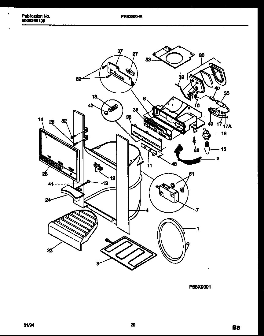 11 - ICE DOOR, DISPENSER AND WATER TANKS